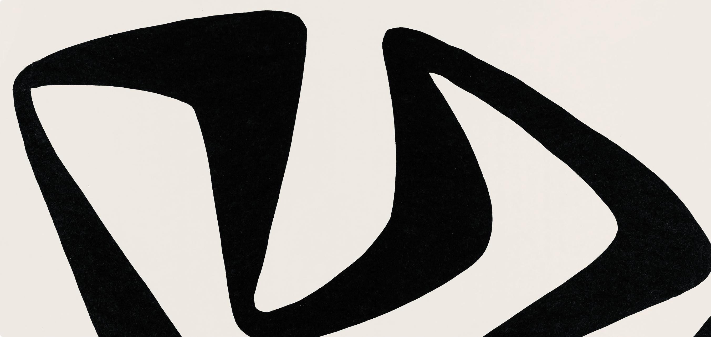 Alexander Calder, Composition, Derrière le miroir, Limited Edition Lithograph