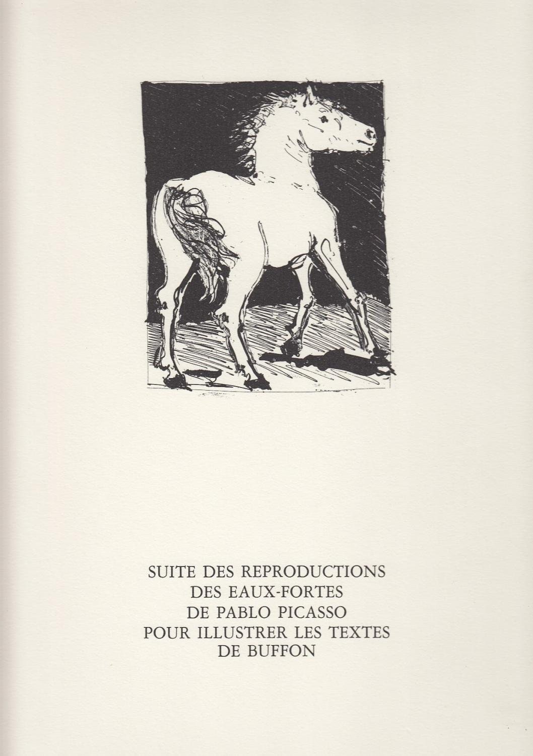 Pablo Picasso, Le Cheval, Histoire naturelle, Limited Edition Lithograph