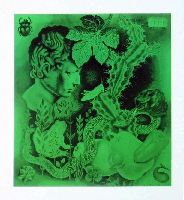Victor Vasarely, Composition, Graphismes II, Limited Edition Héliogravure