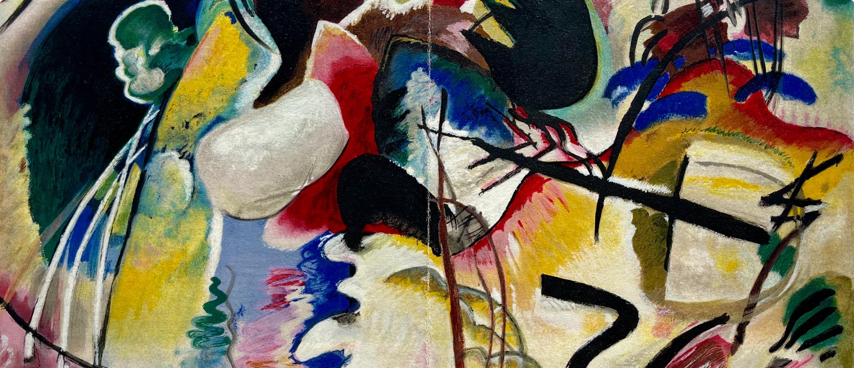 Wassily Kandinsky, Tableau avec formes blanches, Derrière le miroir, Limited Edition Lithograph