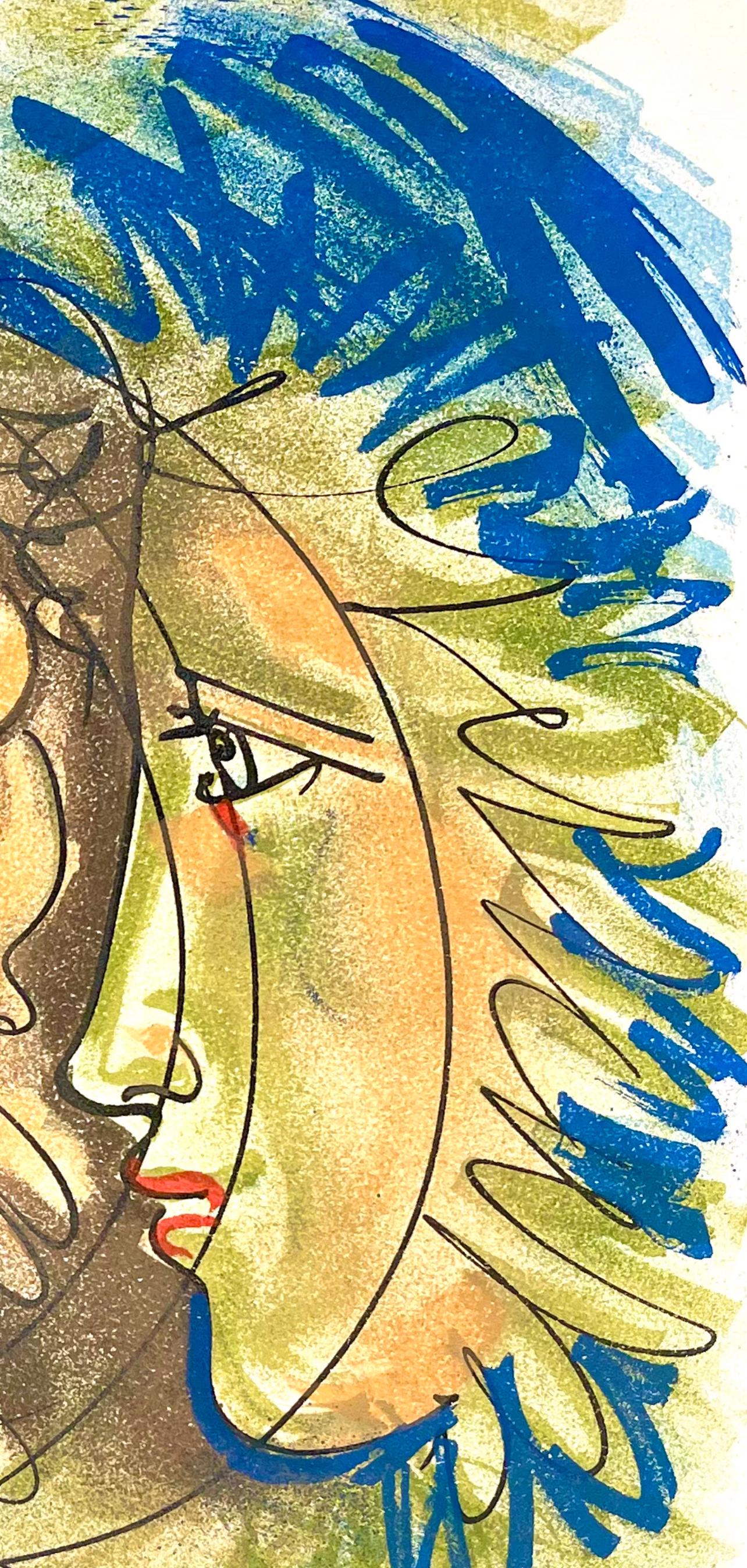 Hans Erni, Composition, Réflexions Simples Sur Le Corps, Limited Edition Lithograph