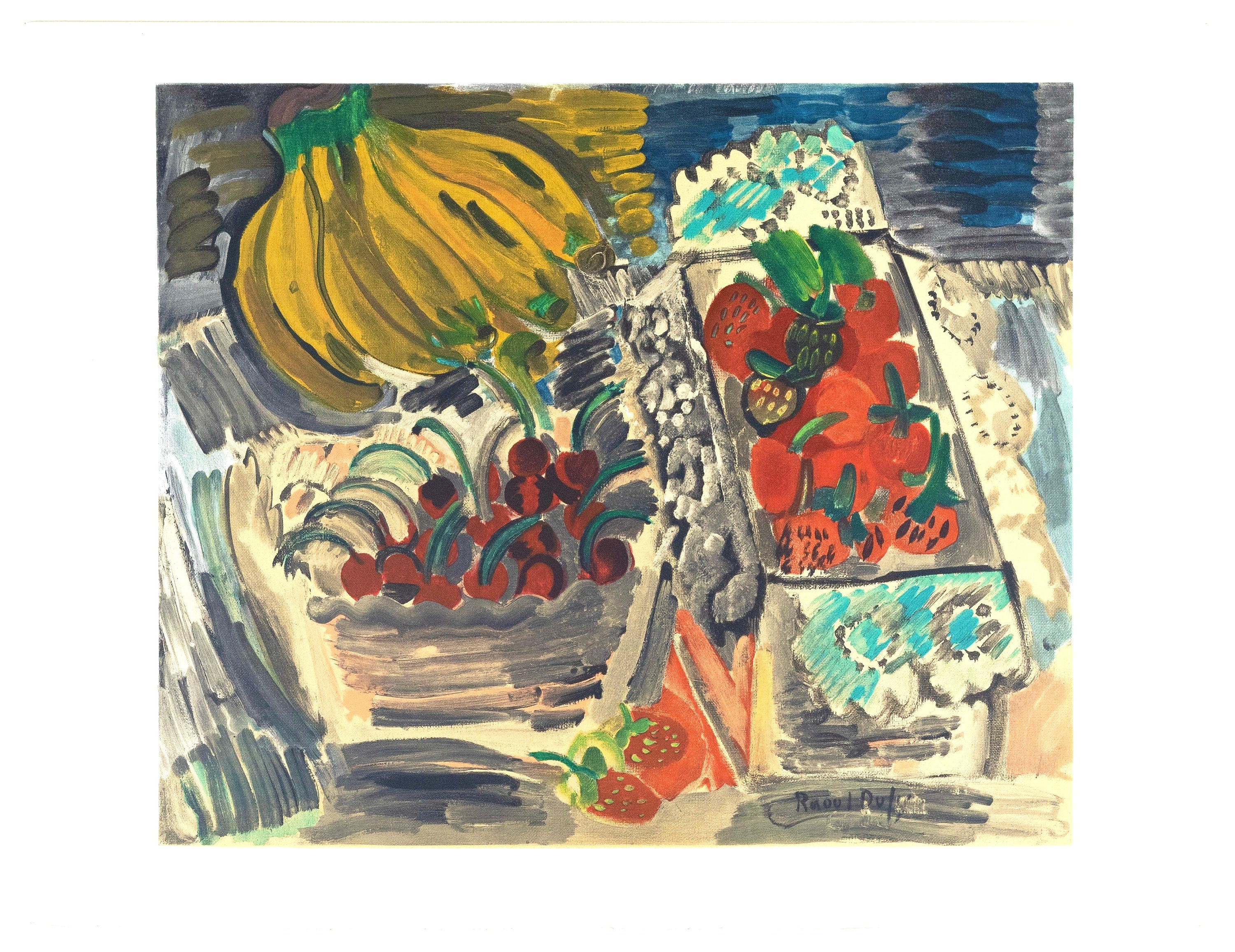 Raoul Dufy, Nature Morte Aux Fruits, Raoul Dufy, Collection Pierre Lévy, Limited Edition Lithograph