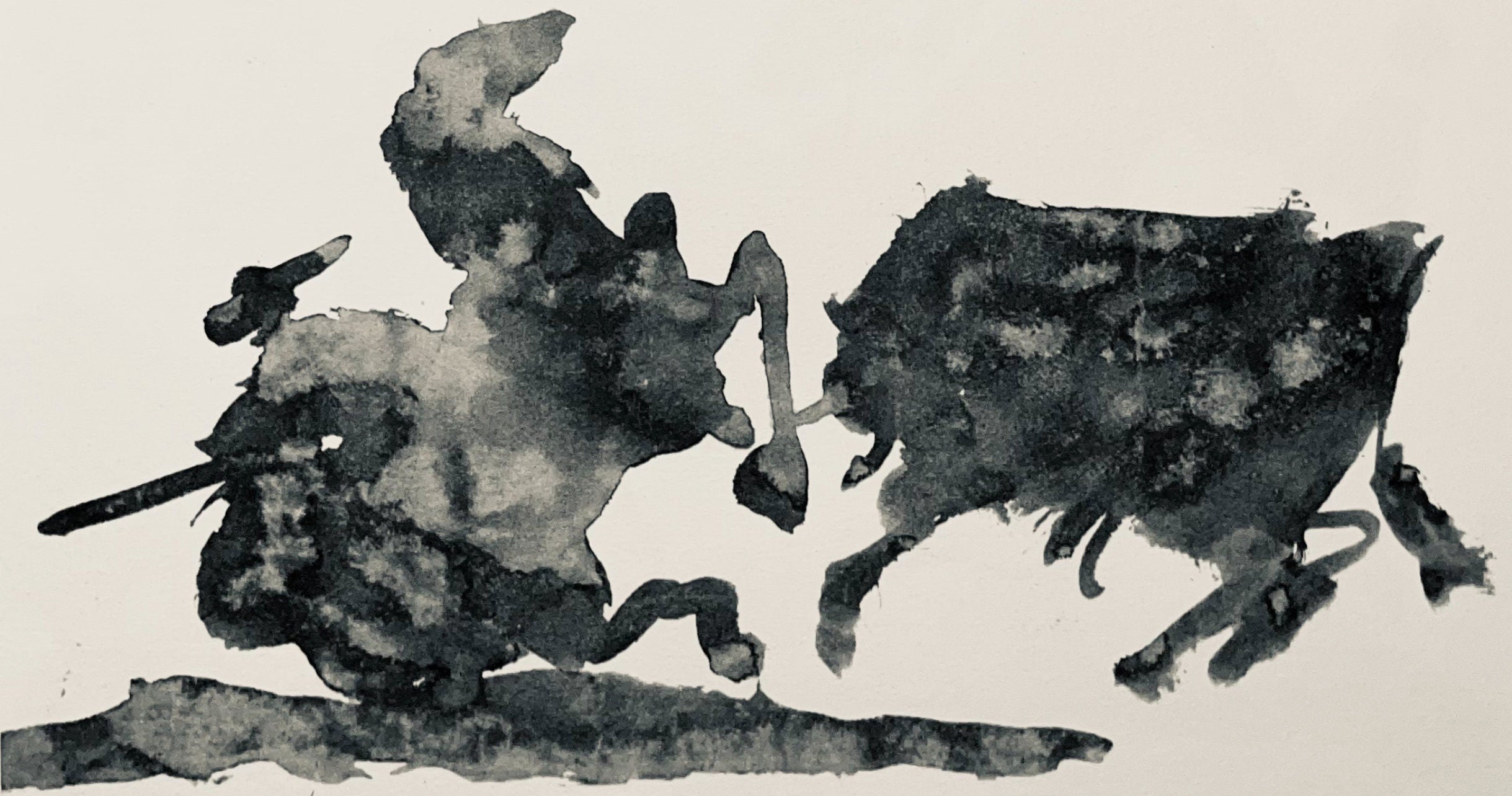 Pablo Picasso, Composition (Bloch 1276; Czwiklitzer 23), Toros y Toreros, Limited Edition Lithograph