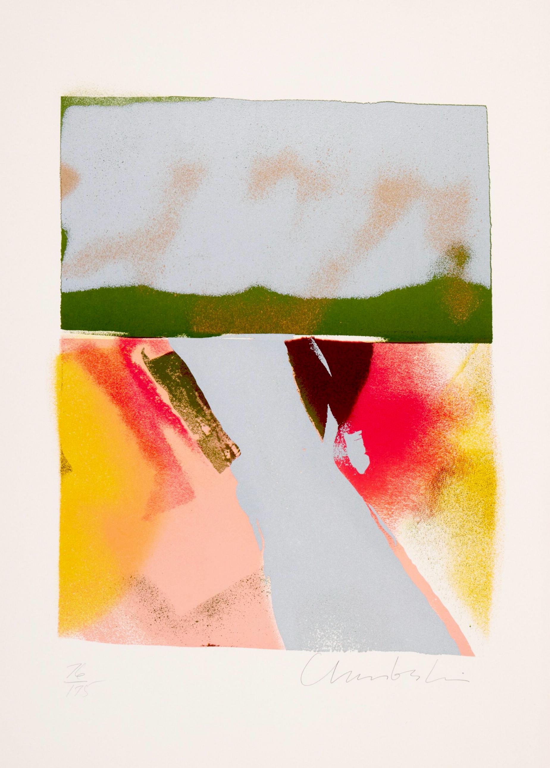 John Chamberlain, Flashback VII, Limited Edition Lithograph