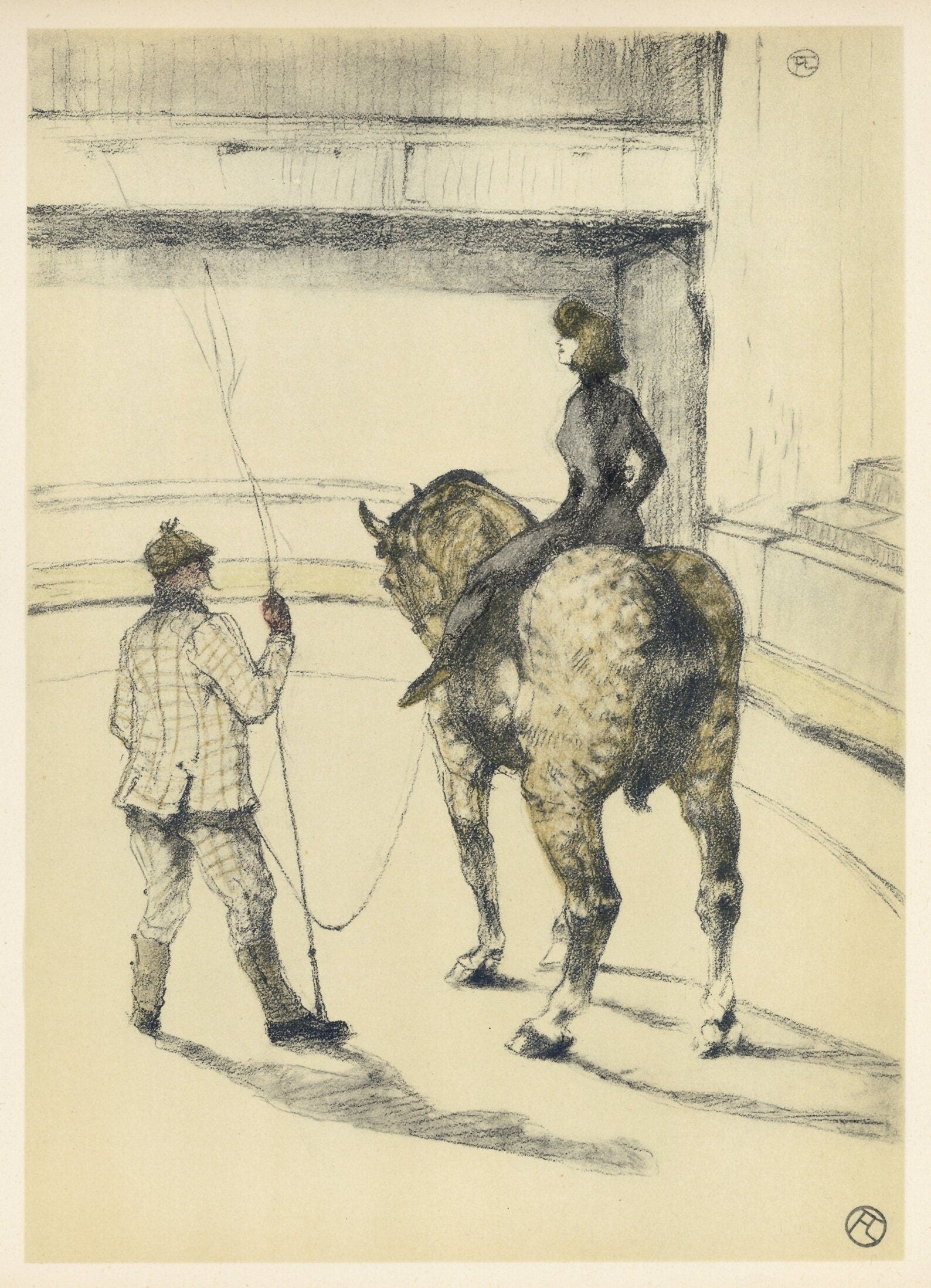 Henri de Toulouse-Lautrec, Ecuyere de haute ecole, The Circus by Toulouse-Lautrec, Limited Edition Lithograph