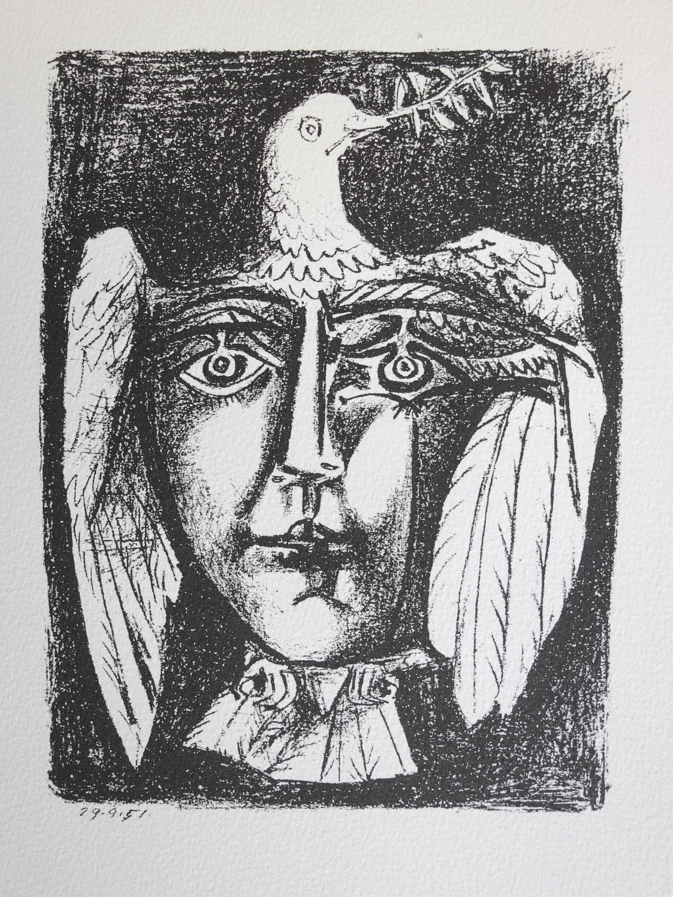 Pablo Picasso, Composition (Cramer 62; Reuße 587; Mourlot 203; Bloch 687; Horodisch B16), Limited Edition Lithograph