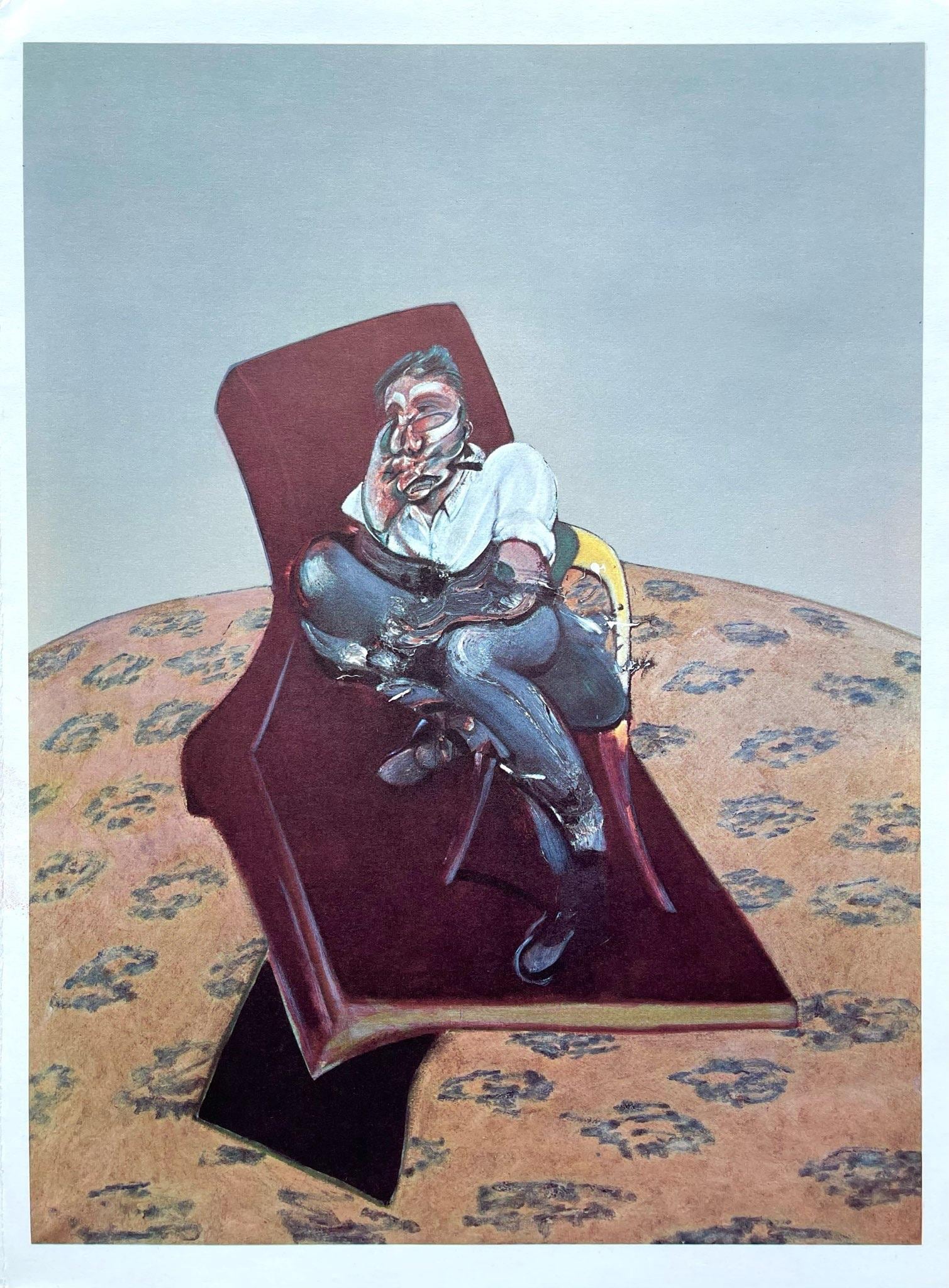 Francis Bacon, Three Studies for Portrait of Lucian Freud, Derrière le miroir, Limited Edition Lithograph
