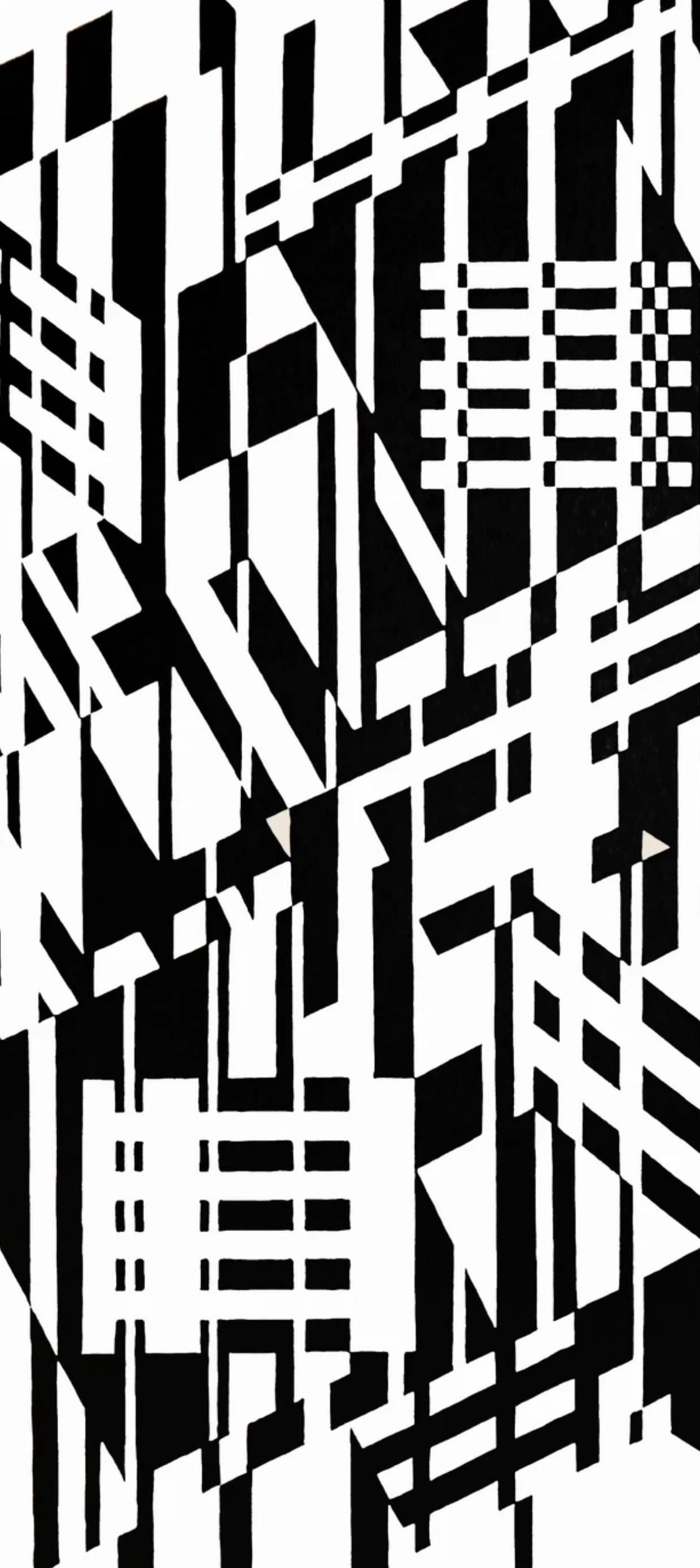 Victor Vasarely, Composition, Linéaires, Limited Edition Héliogravure