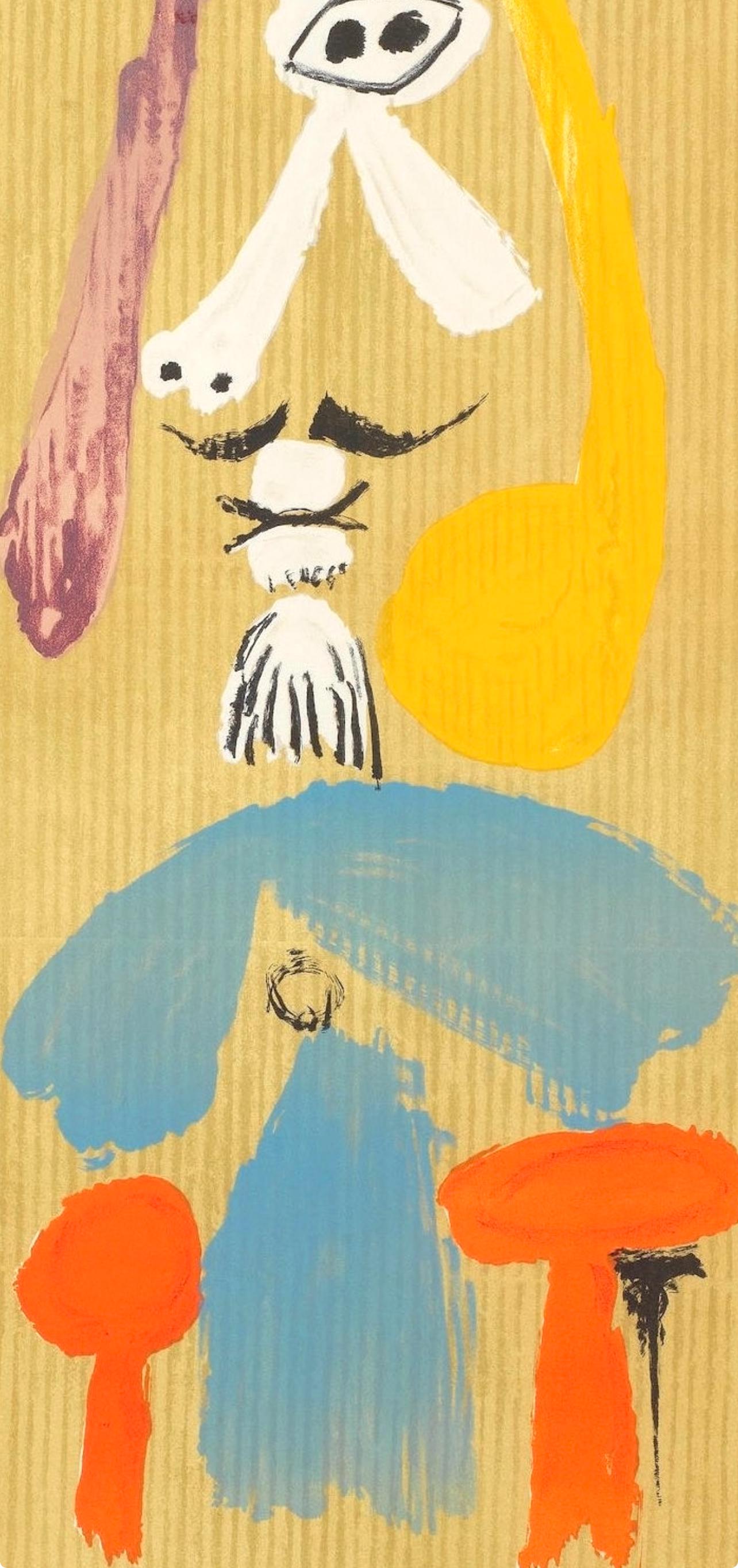 Pablo Picasso, Composition (Orozco 207-261), Vingt-Neuf Portraits Imaginaires, Limited Edition Lithograph