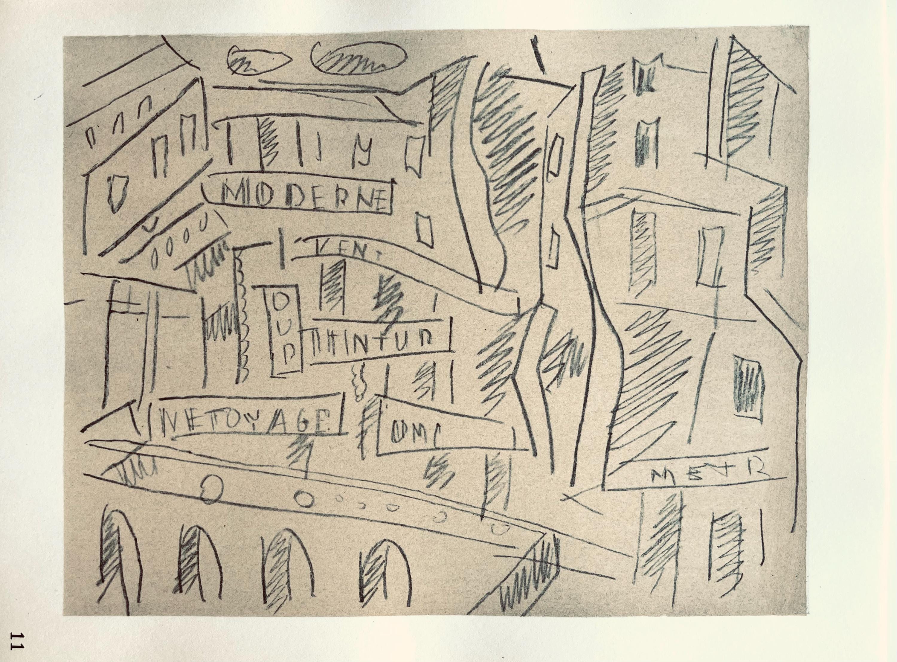 Fernand Léger, Verdun: La Place d'Armes, Fernand Léger, Dessins de Guerre, Limited Edition Lithograph