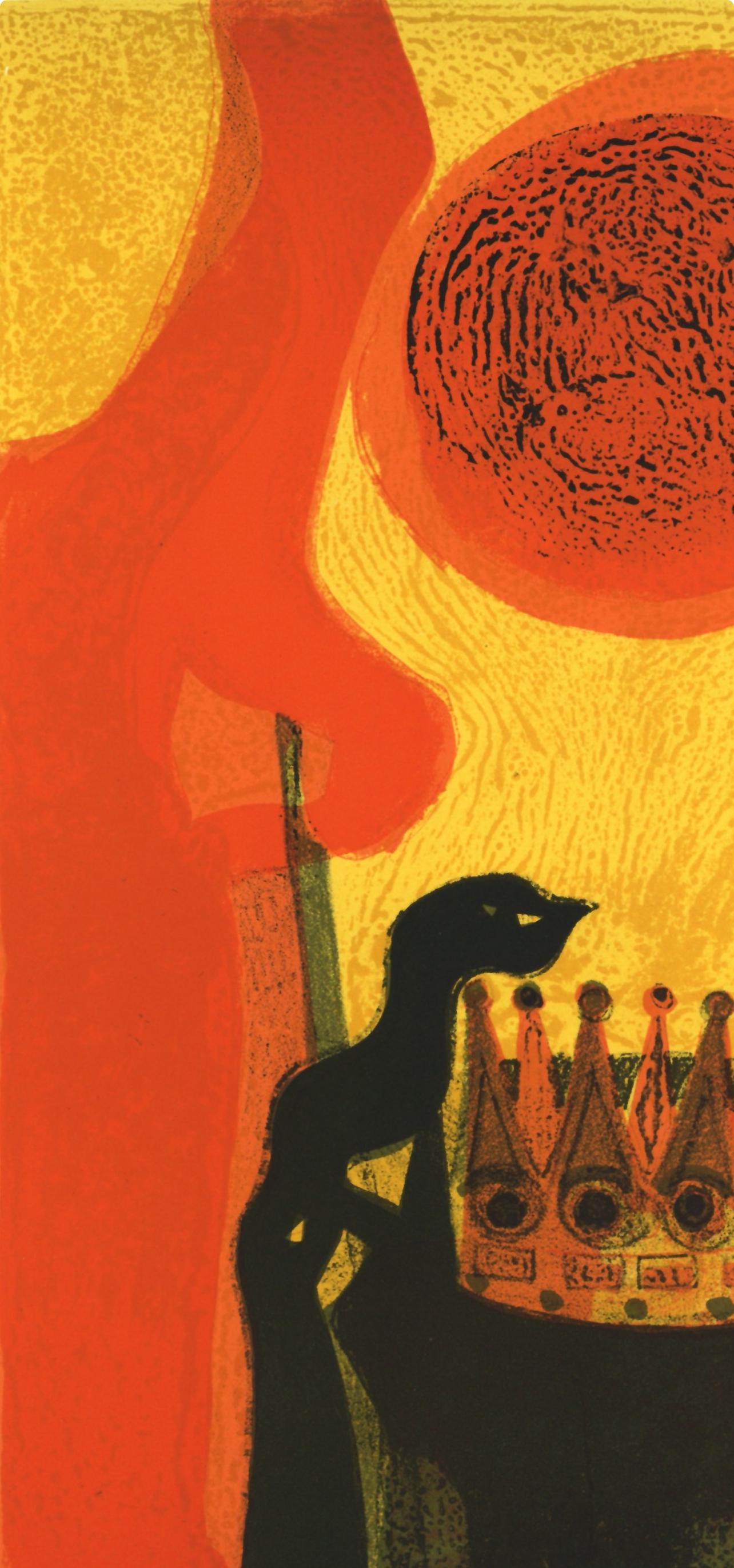 André Minaux, Composition, L'Odyssée, Limited Edition Lithograph