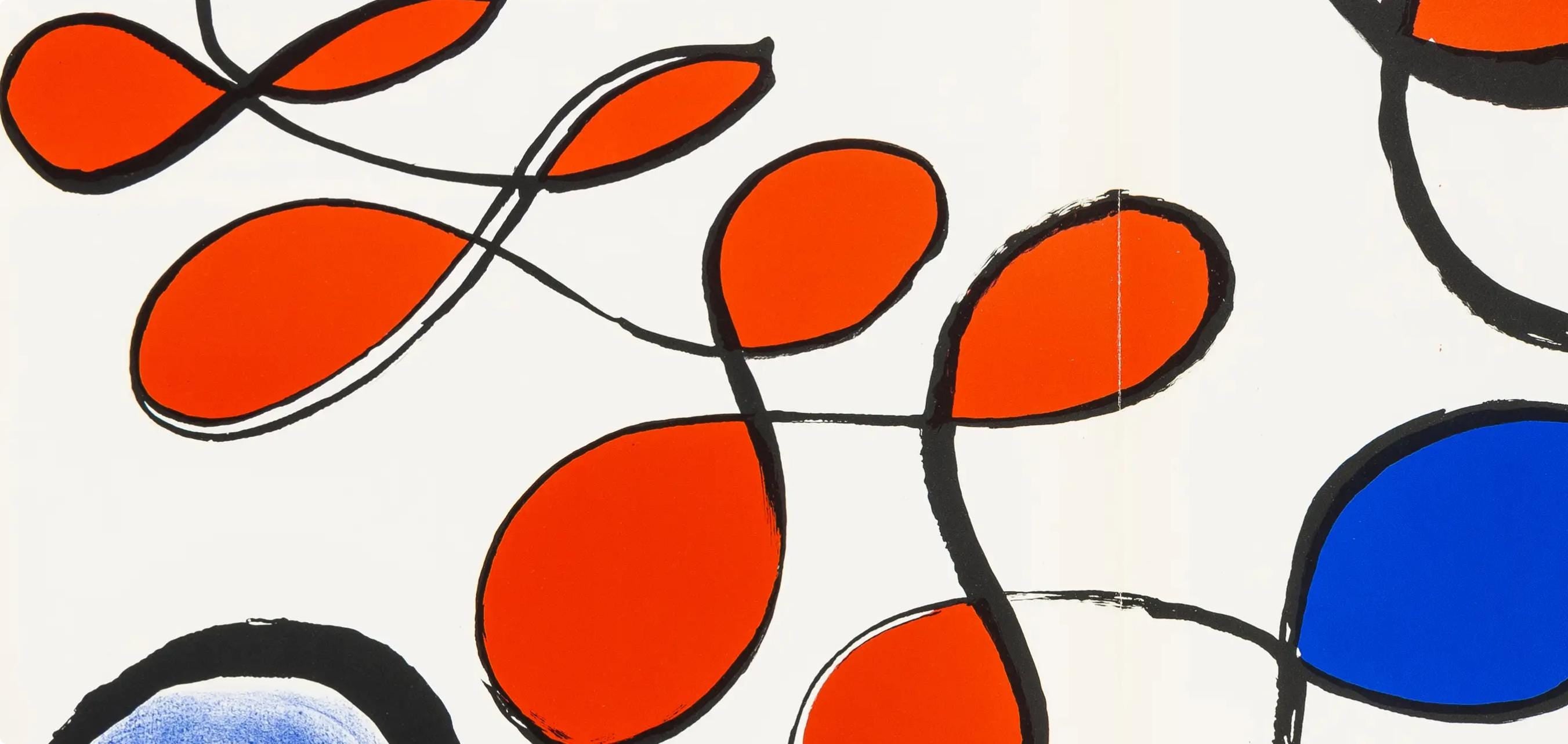 Alexander Calder, Composition, Derrière le miroir, Limited Edition Lithograph