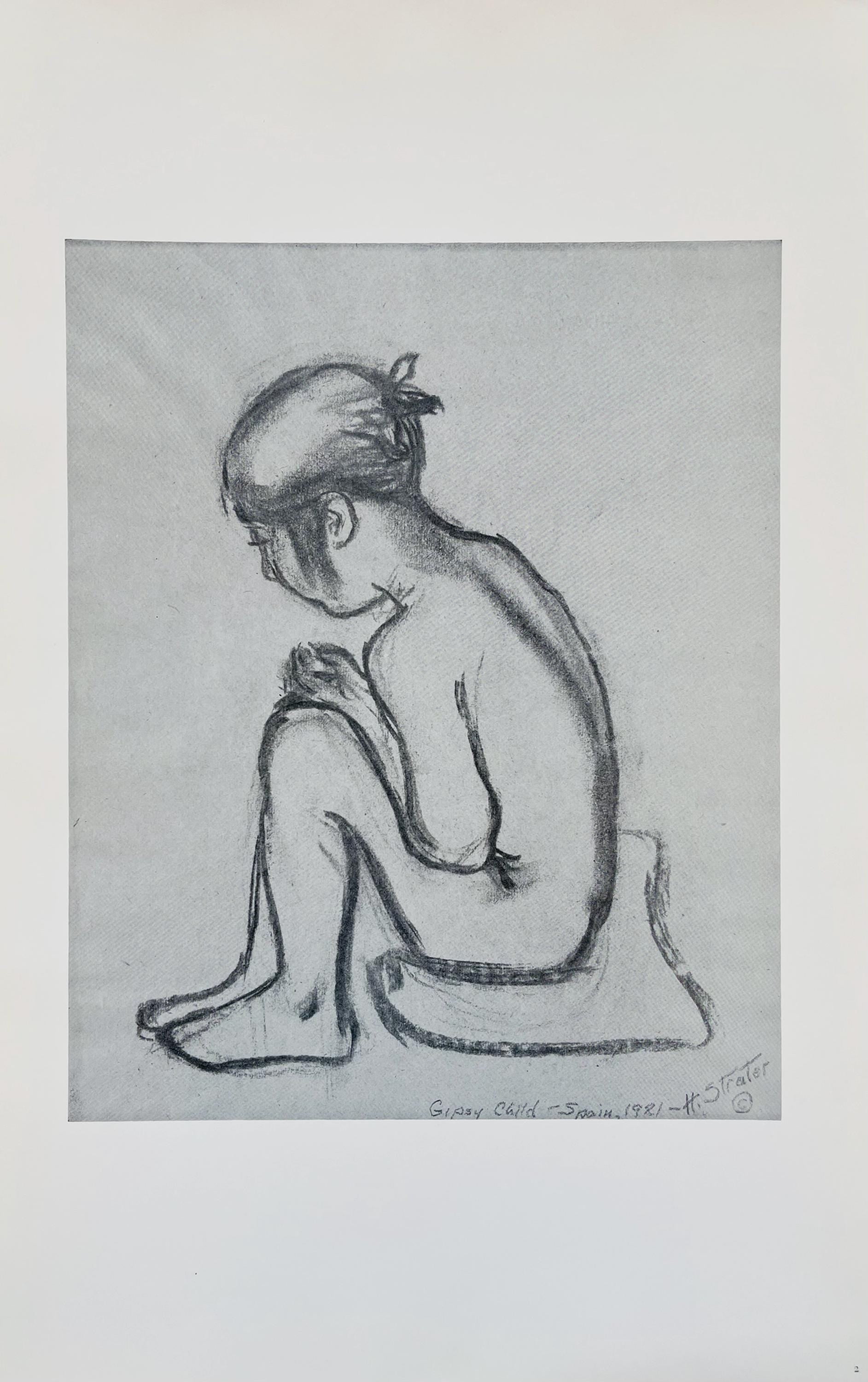 Henry Strater, Composition, 24 Drawings by Henry Strater, Limited Edition Lithograph