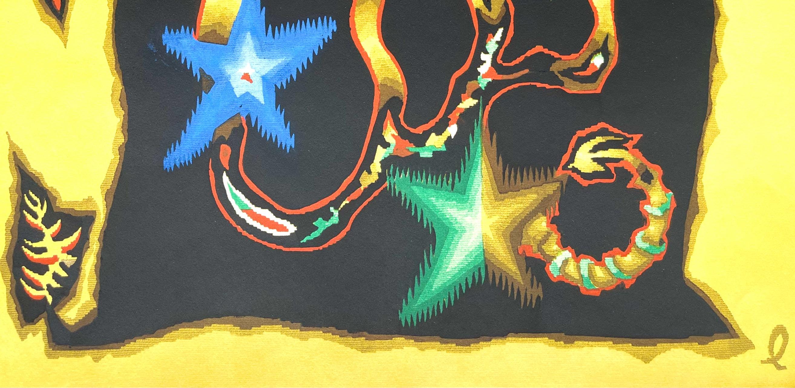Jean Lurçat, Le Scorpion (Scorpio), Les Signes du zodiaque, Limited Edition Lithograph