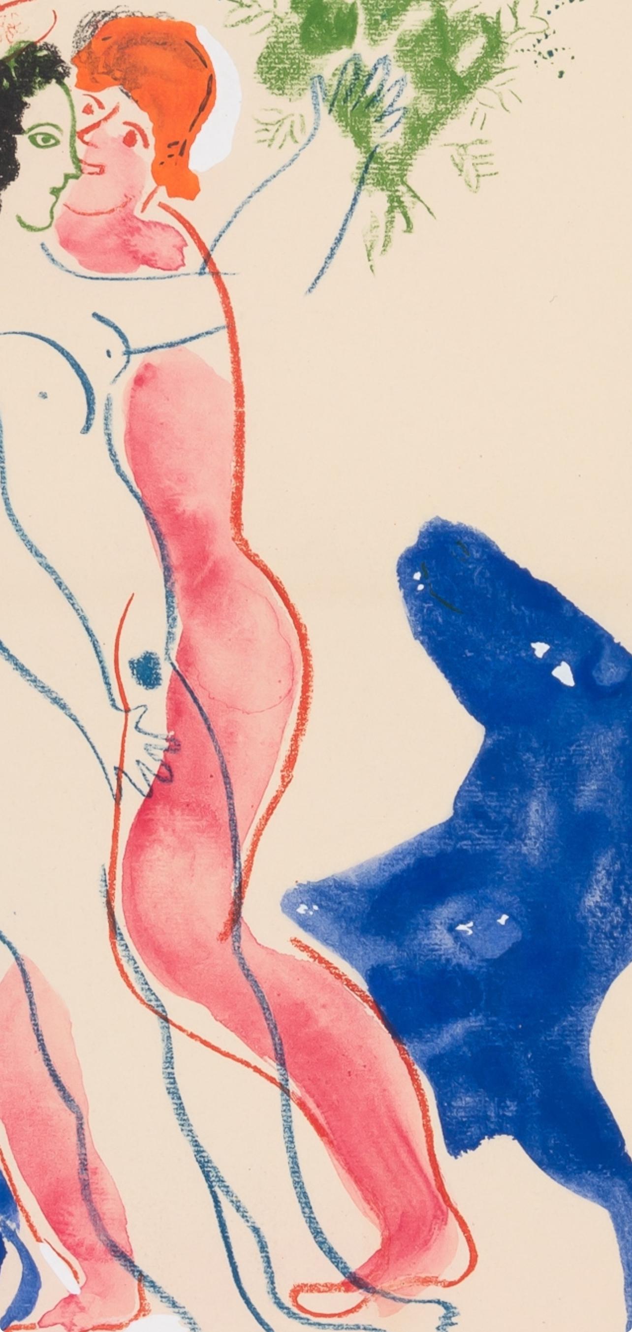 Marc Chagall, Composition, Couleur amour, Limited Edition Lithograph