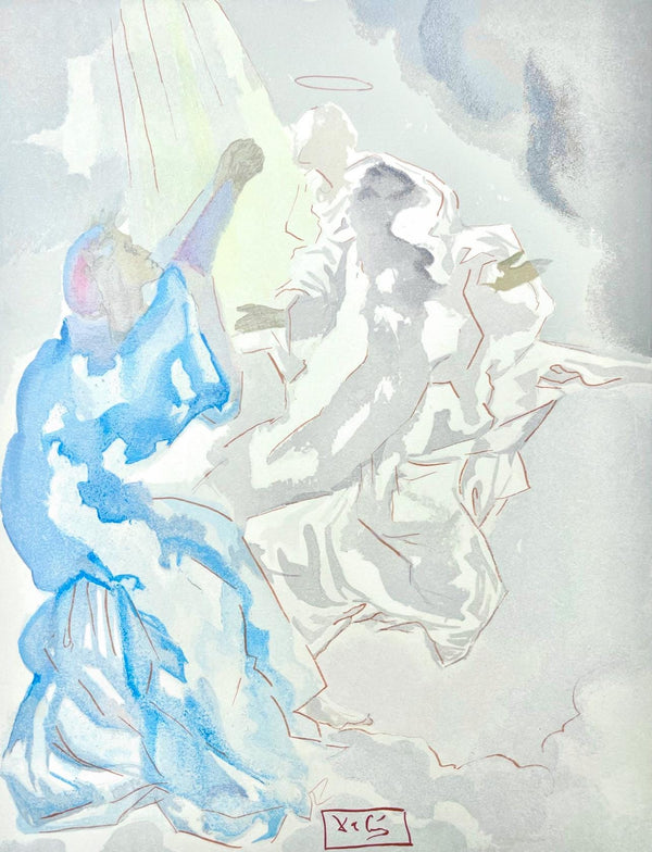 Salvador Dali, Paradies V (Field 189-200; Michler/Löpsinger 1039-1138), Die Göttliche Komödie, Signed, Limited Edition Woodcut