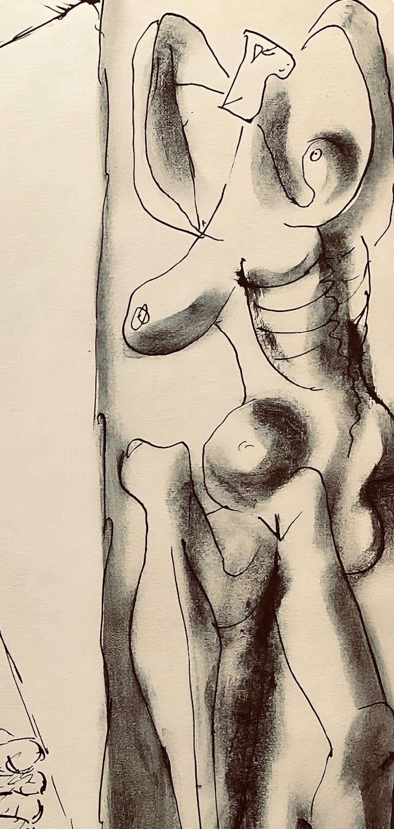 Pablo Picasso, Composition, Carnet de dessins de Picasso, Cahiers d’Art, Limited Edition Lithograph