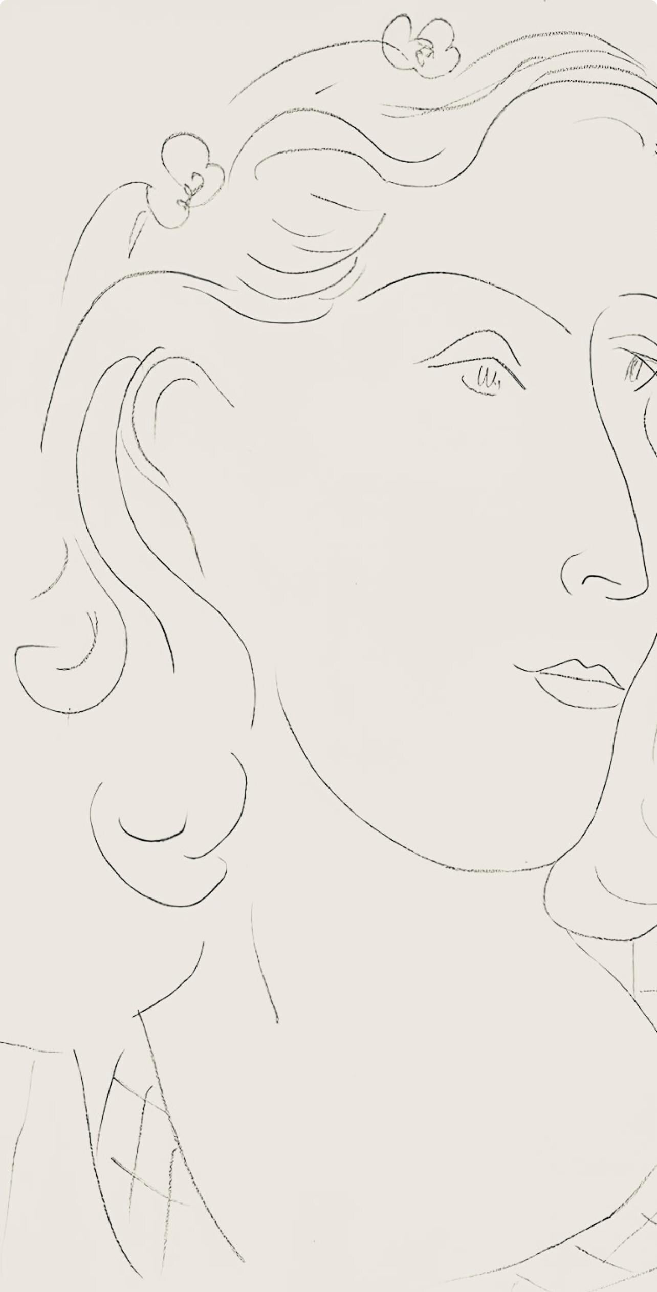 Henri Matisse, Série O, var. 12 (Duthuit 9), Henri Matisse, Dessins, Thèmes et variations, Limited Edition Lithograph