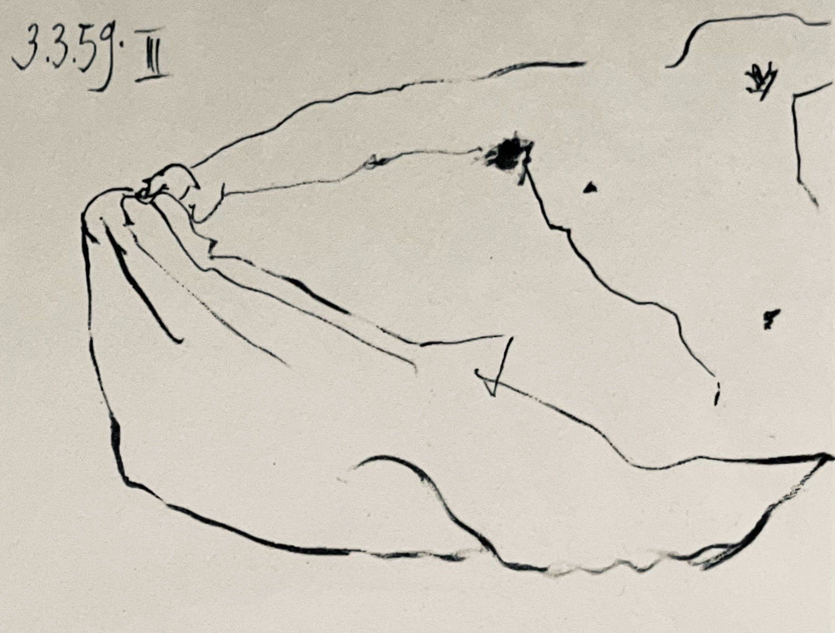Pablo Picasso, Composition (Bloch 1276; Czwiklitzer 23), Toros y Toreros, Limited Edition Lithograph