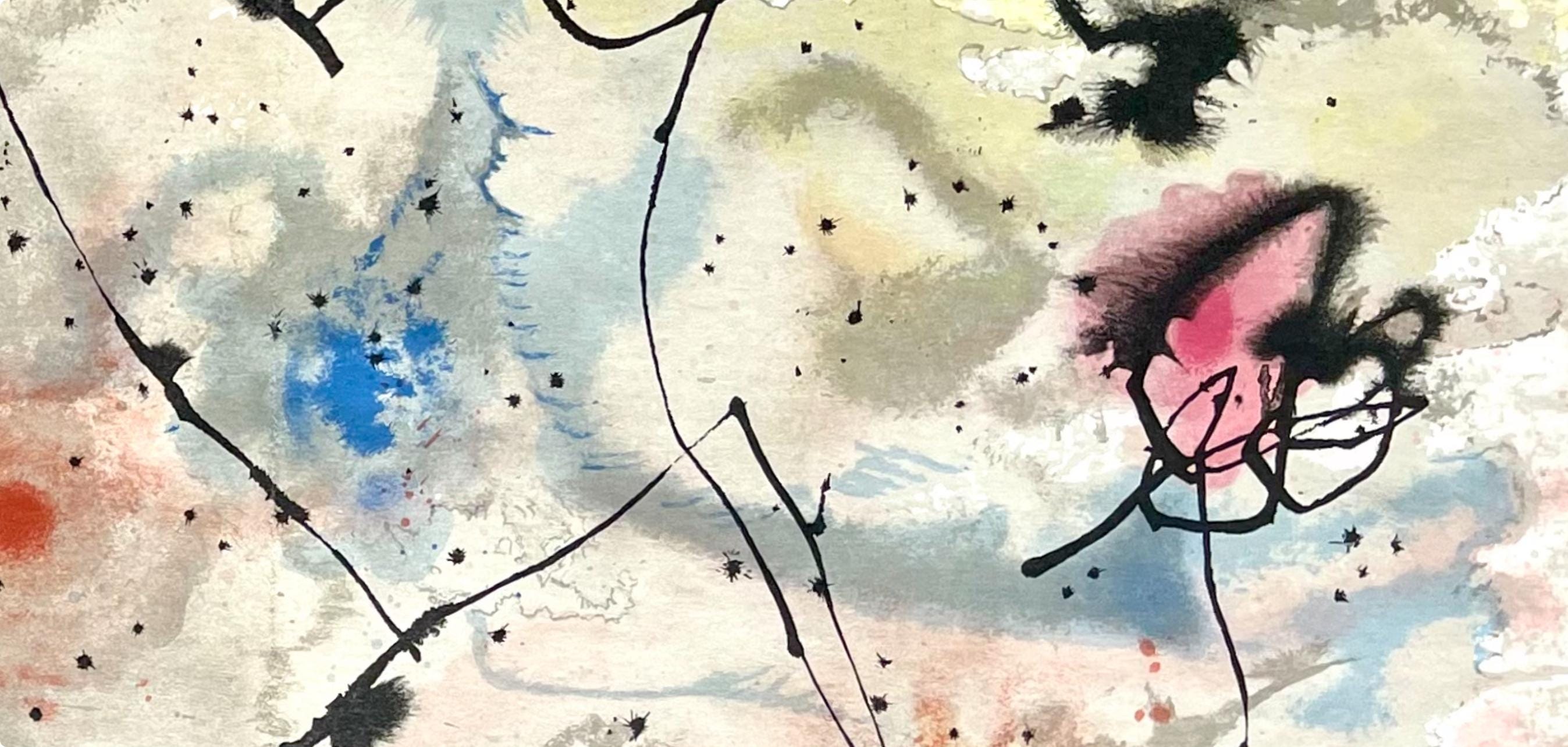 Joan Miró, Composition, Derrière le miroir, Limited Edition Lithograph