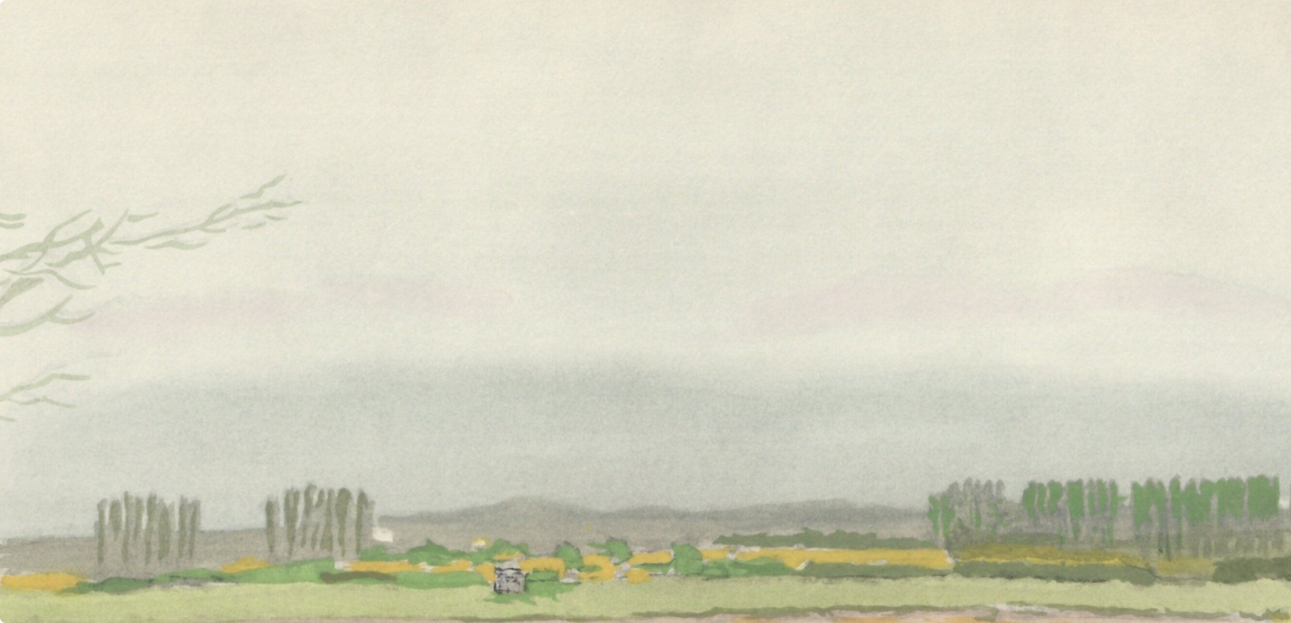 Maurice Brianchon, Une vigne de la doulce France, Vins, Fleurs et Flammes, Limited Edition Lithograph