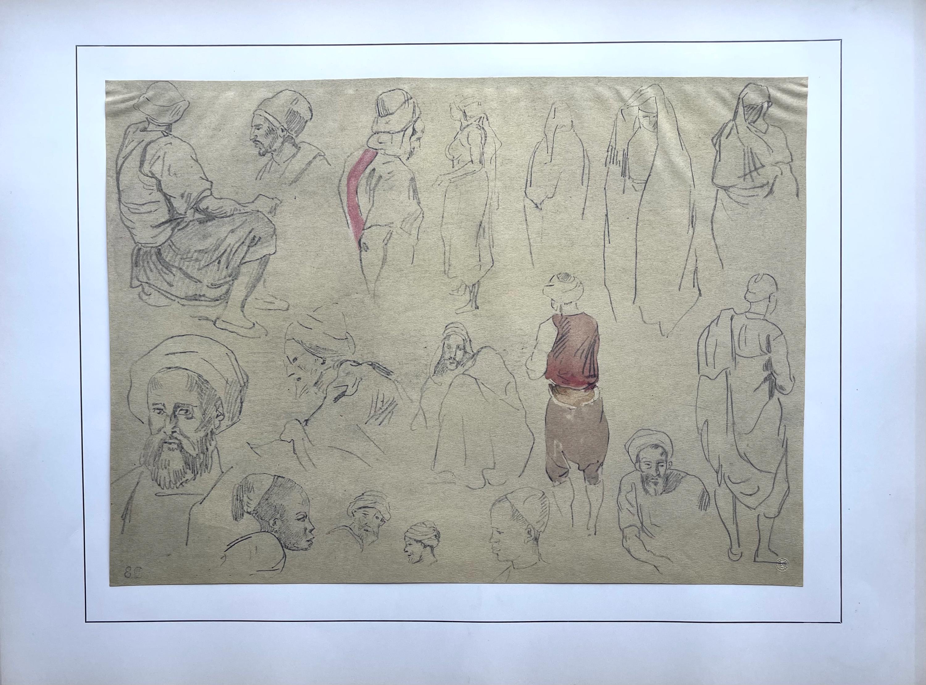 Eugène Delacroix, Composition, Trente et un Dessins et Aquarelles du Maroc, Limited Edition Lithograph