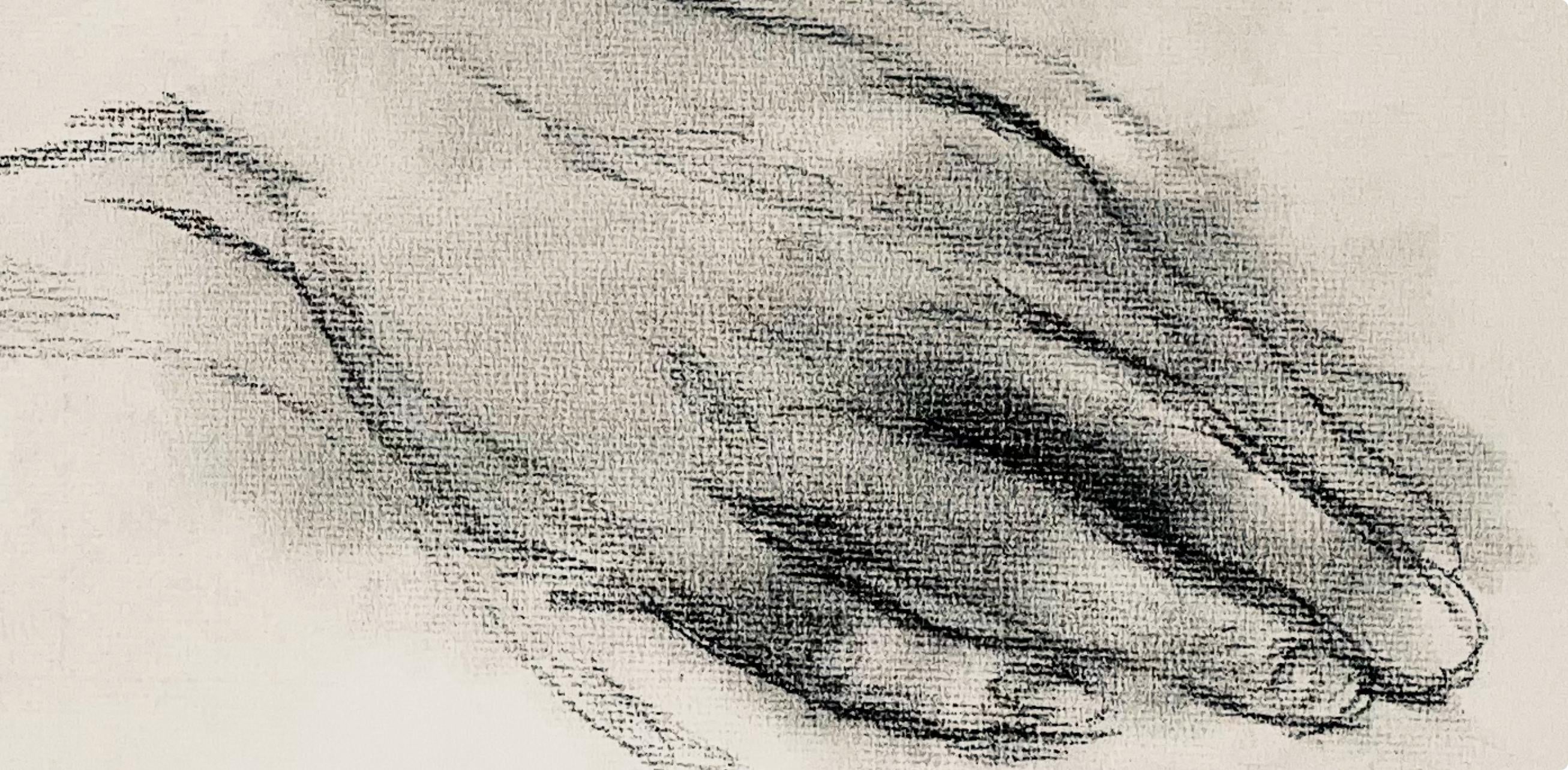 Ian Hornak, Renaissance Hand Study, 1963, Original Drawing