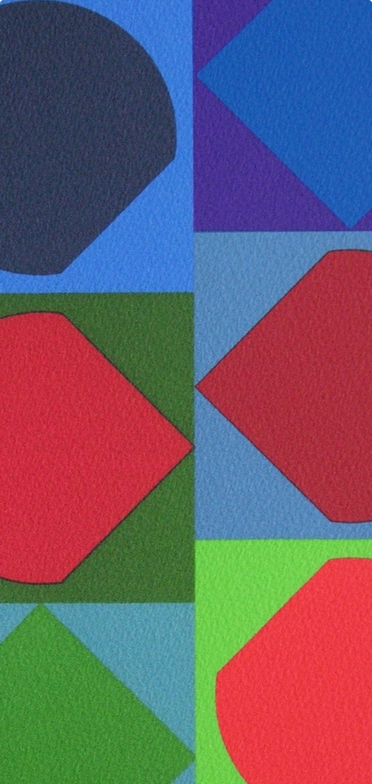 Victor Vasarely, Beryll, Souvenirs et portraits d'artistes, Limited Edition Lithograph