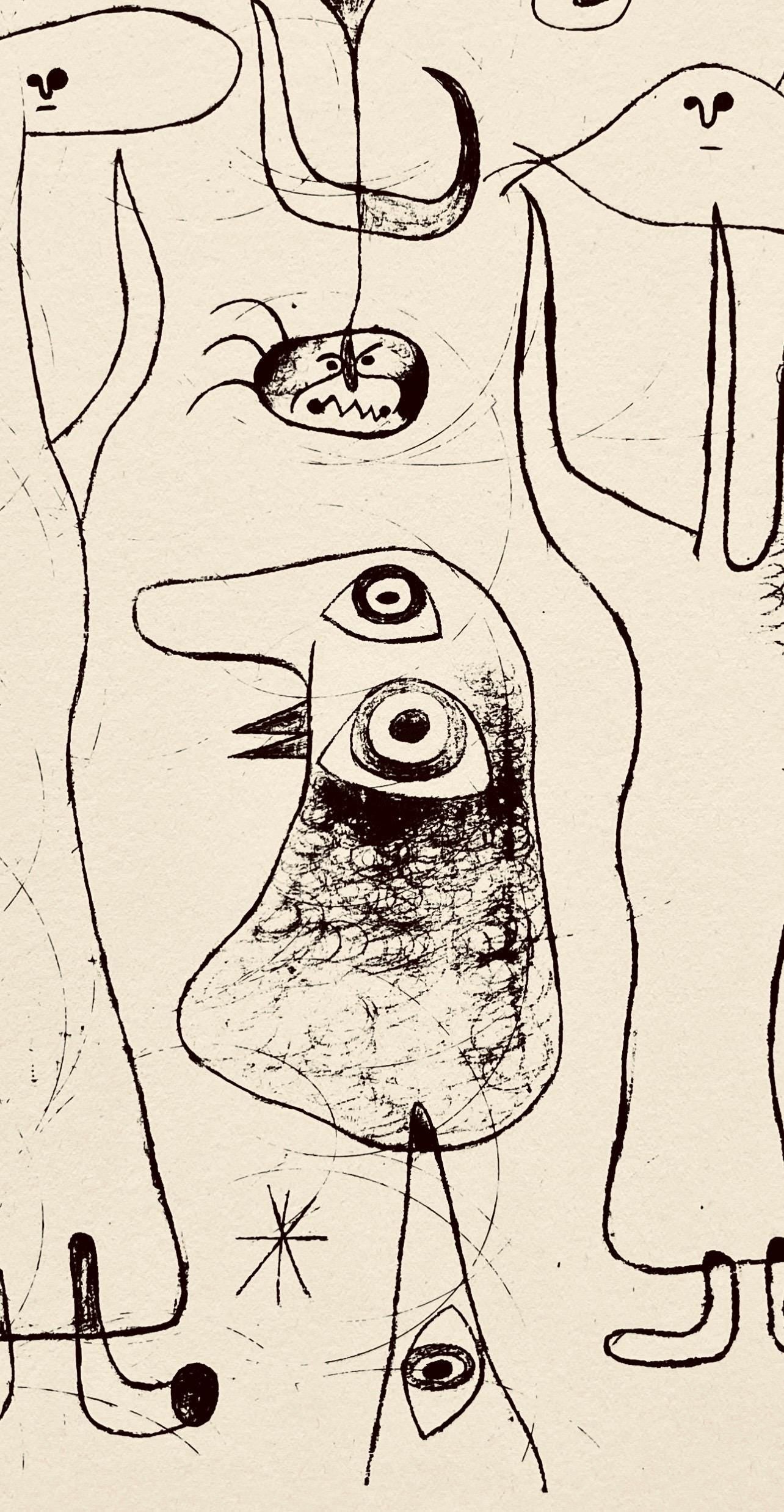 Joan Miró, Composition, The Prints of Joan Miro, Limited Edition Etching