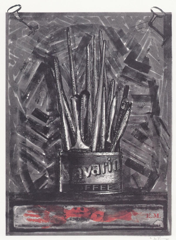 Jasper Johns, Composition, Jasper Johns, 17 Monotypes, Limited Edition Héliogravure