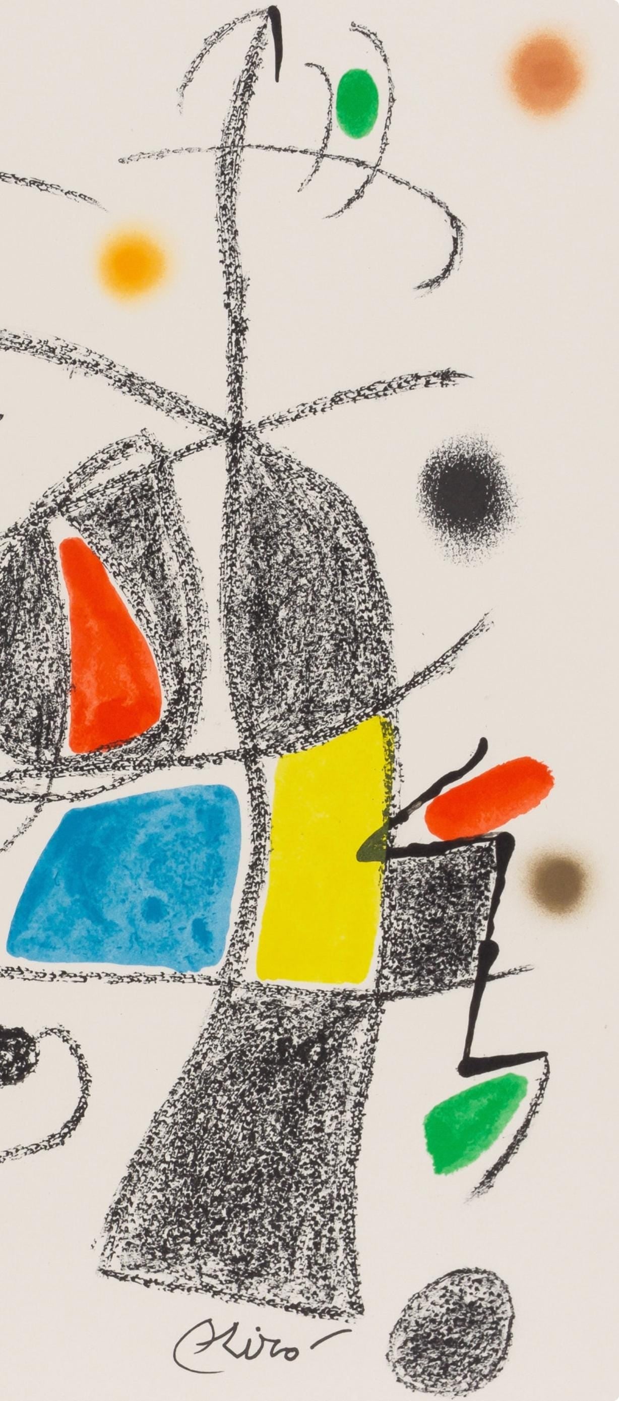Joan Miró, Composition (Mourlot, 1051-1072), Maravillas con Variaciones acrósticas en el Jardín de Miró, Limited Edition Lithograph