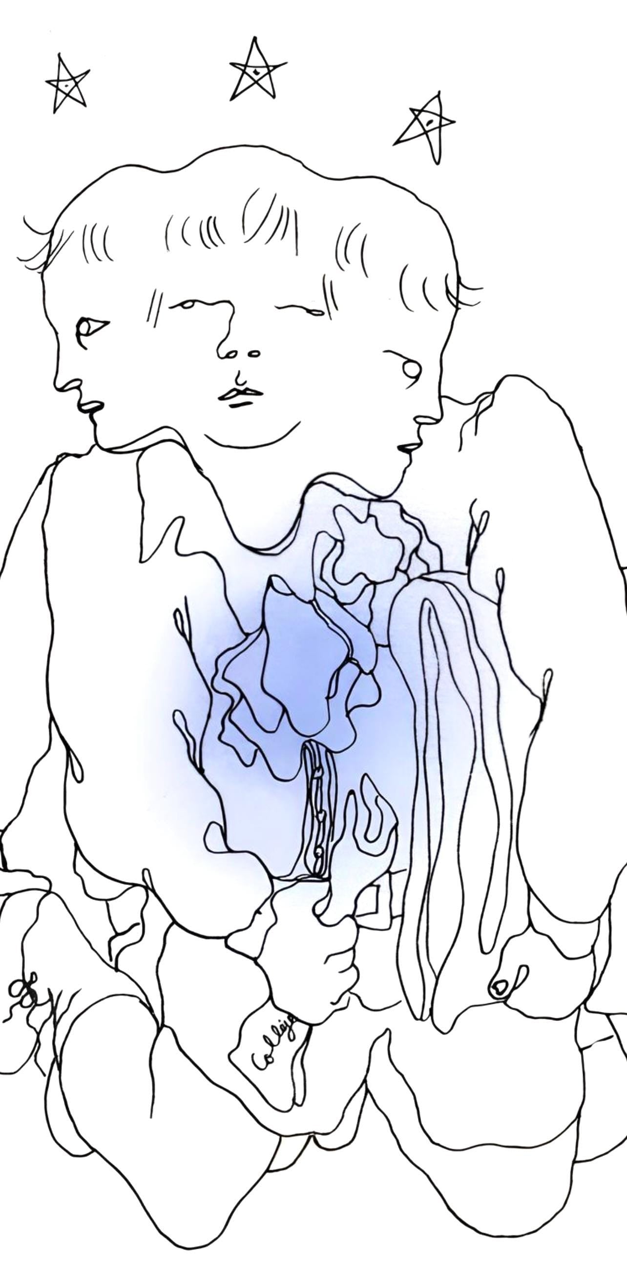 Jean Cocteau, Composition, Le Livre Blanc, Limited Edition Lithograph
