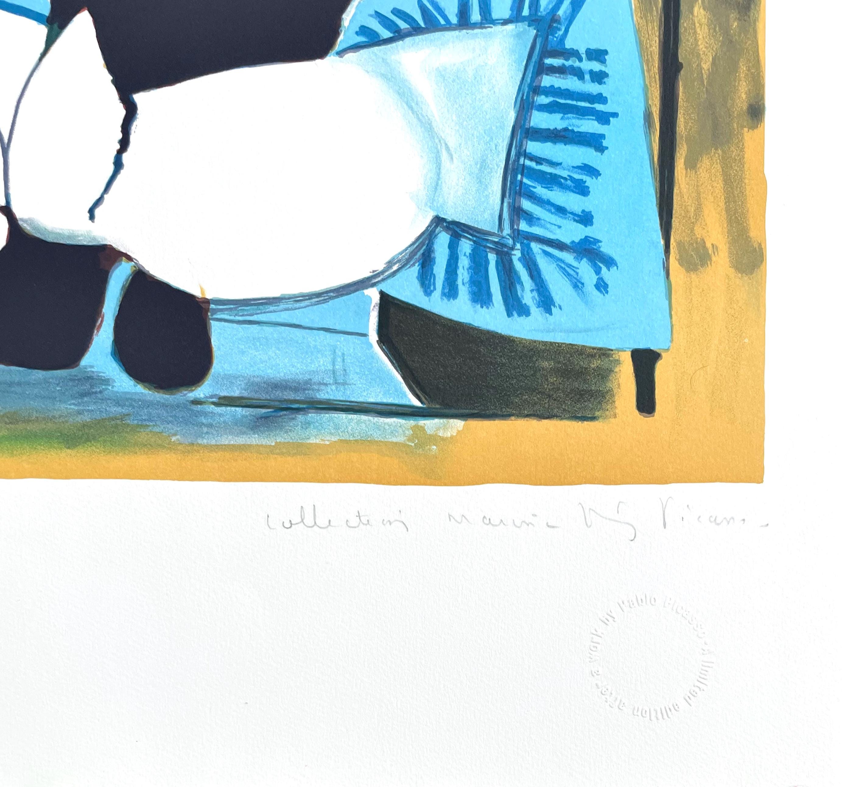 Pablo Picasso, Paloma en Bleu, Marina Picasso Collection, Official Limited Edition Lithograph