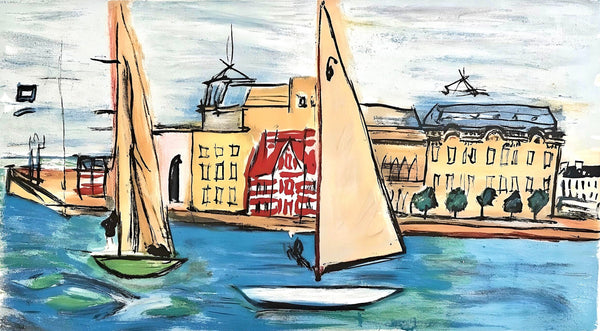 Raoul Dufy, Composition, Les Côtes Normandes, Limited Edition Lithograph