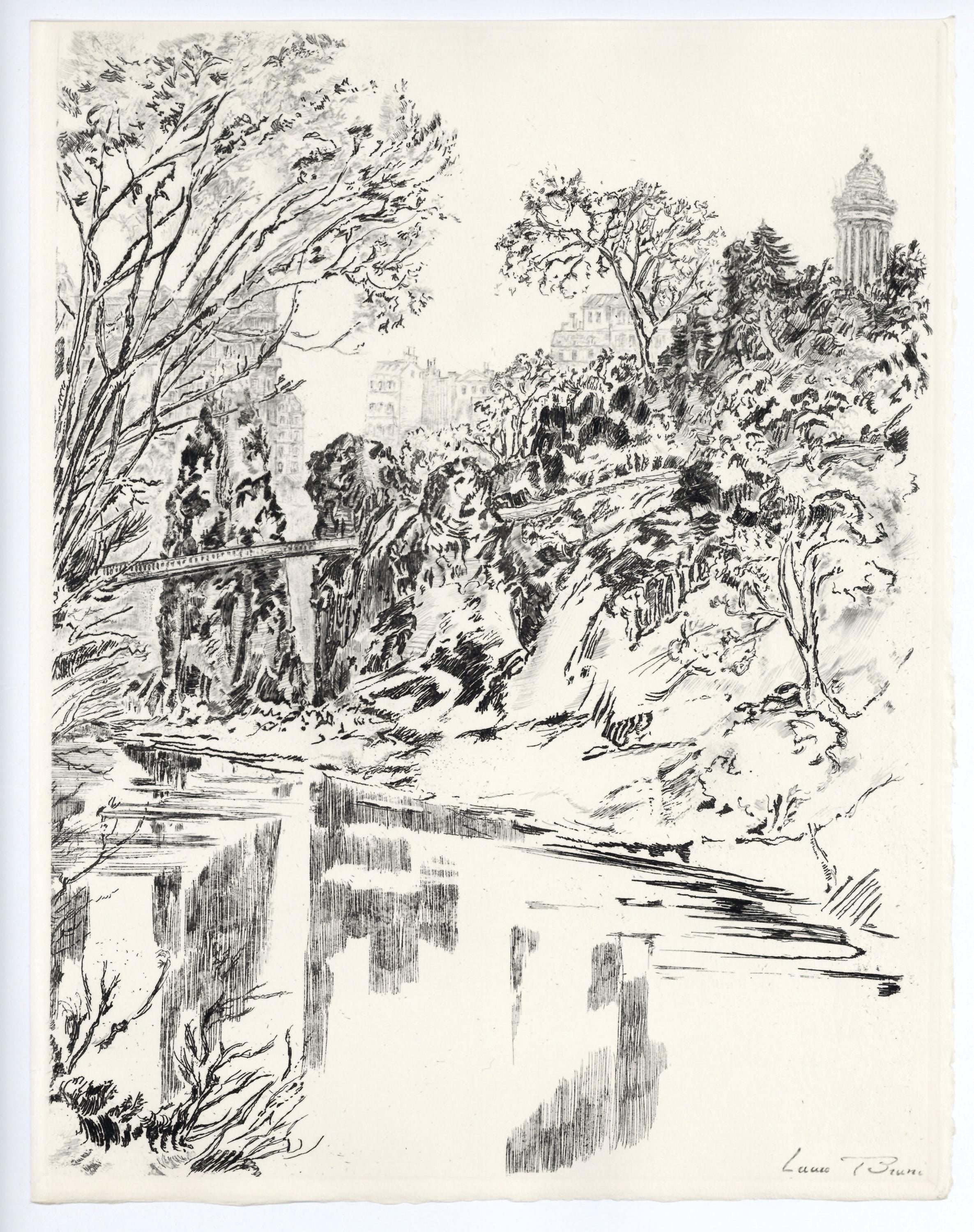 Laure Stella Bruni, Ménilmontant, A La gloire à Paris, Limited Edition Etching