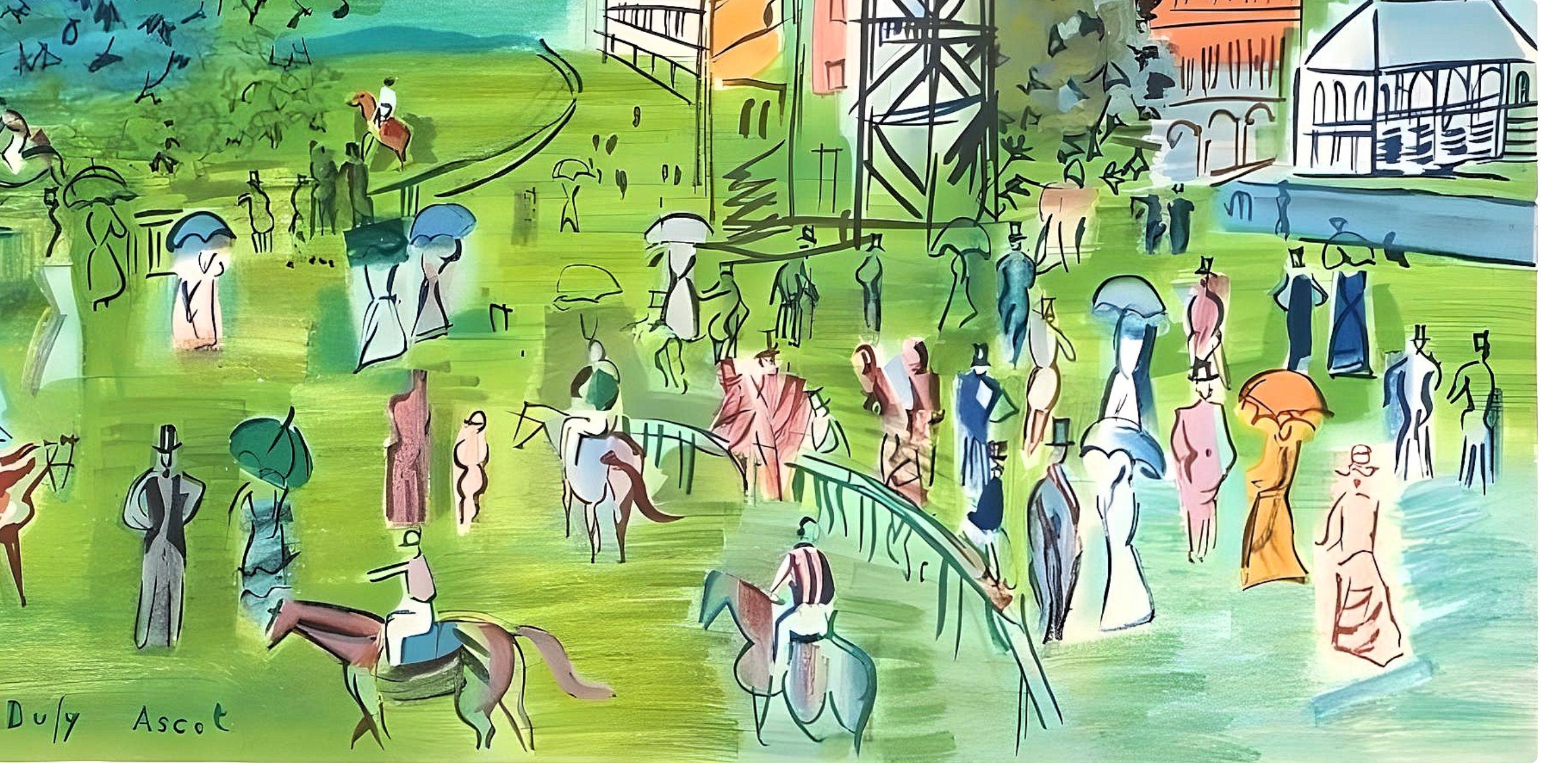 Raoul Dufy, Ascot, Raoul Dufy, Collection Pierre Lévy, Limited Edition Lithograph