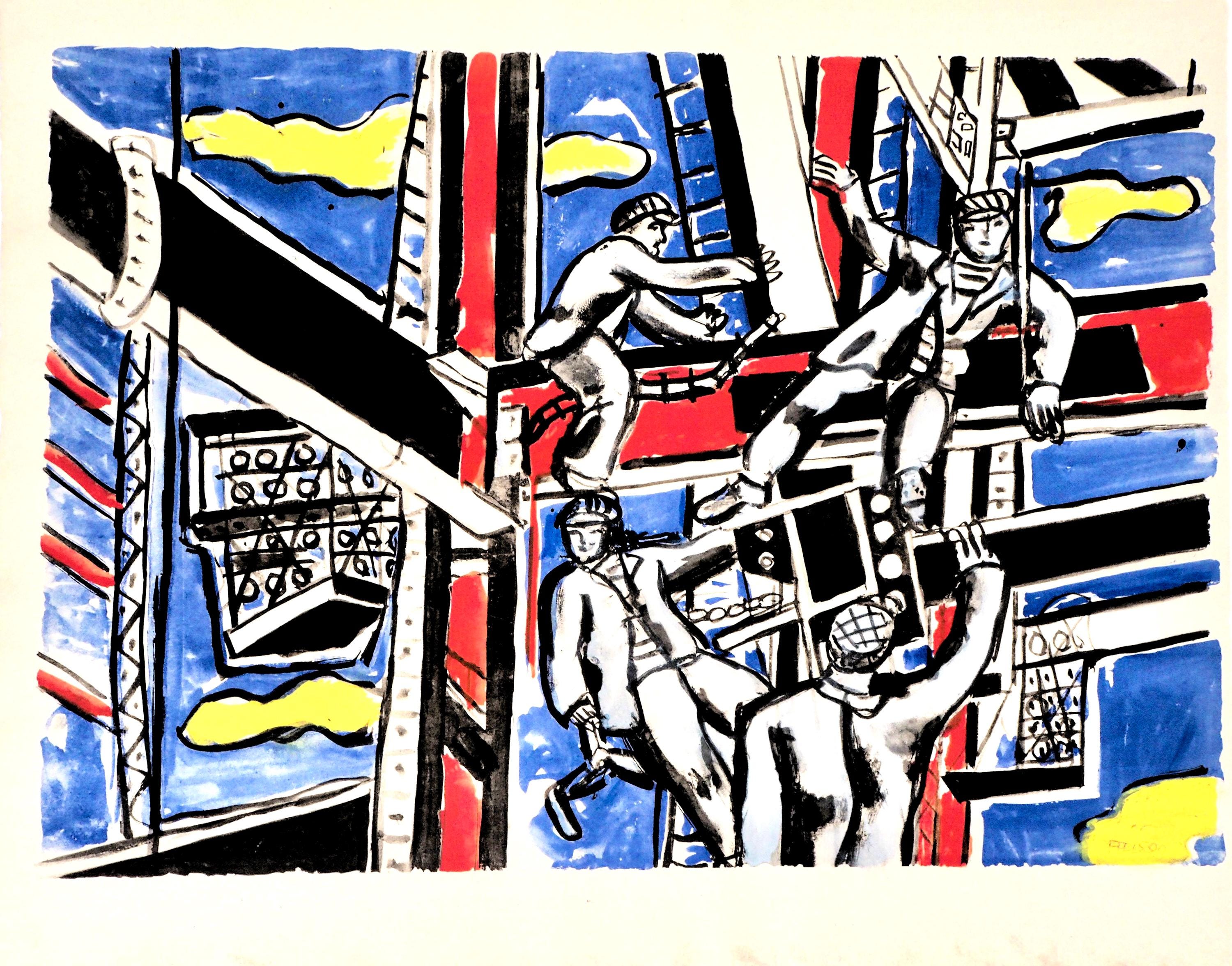 Fernand Léger, Composition, Contrastes, Limited Edition Lithograph