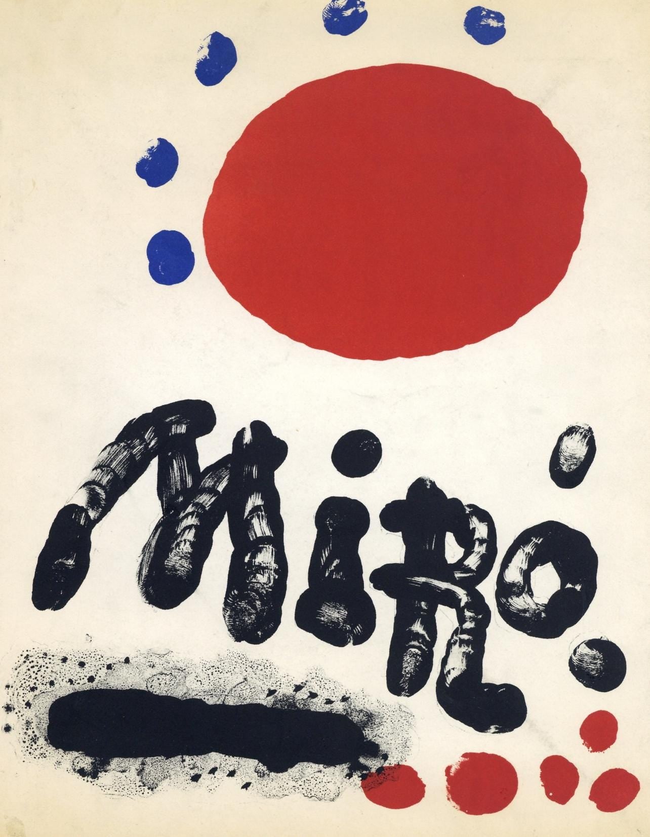 Joan Miró, Composition (Mourlot 206), Miró, Recent Paintings, Limited Edition Lithograph