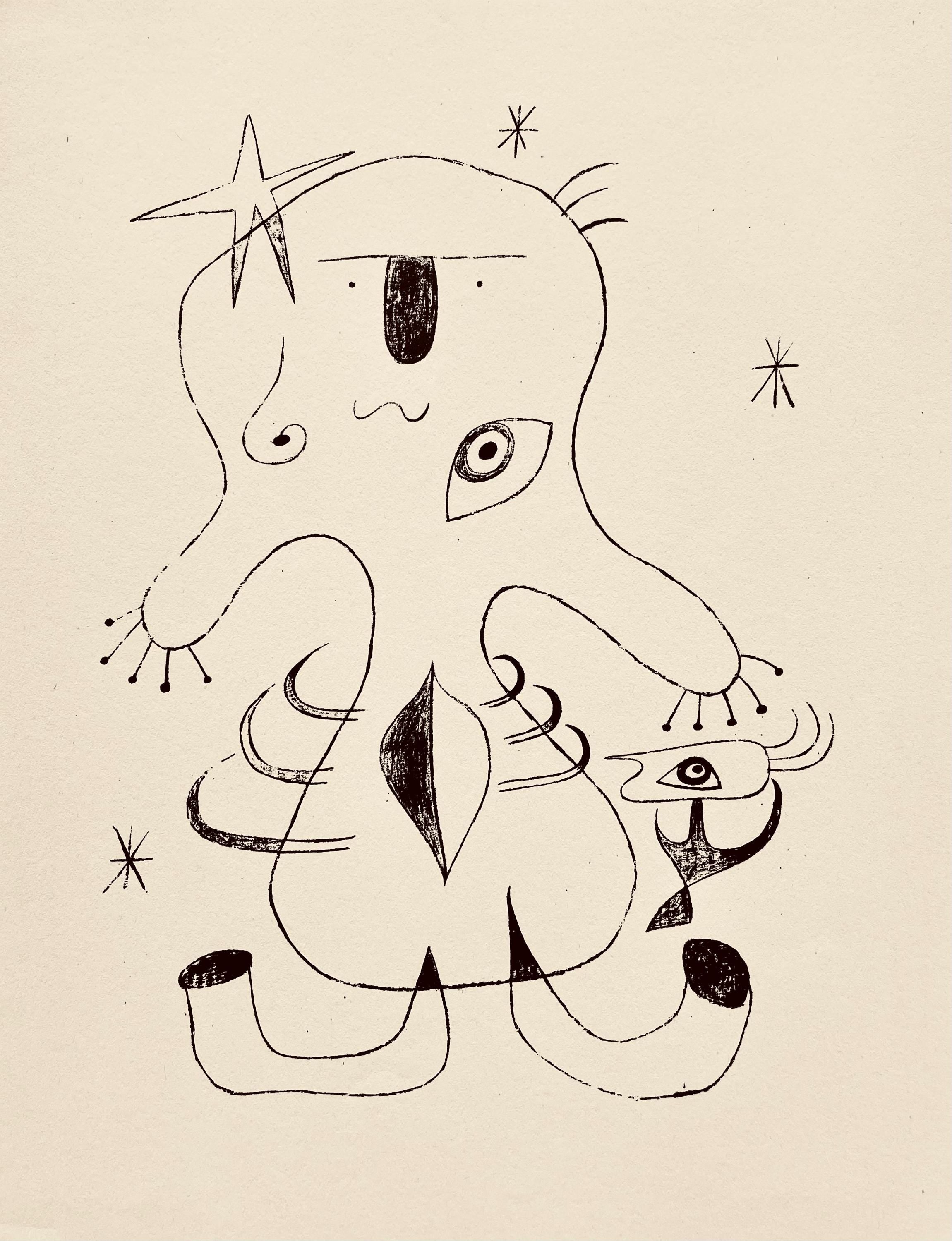 Joan Miró, Composition, The Prints of Joan Miro, Limited Edition Etching