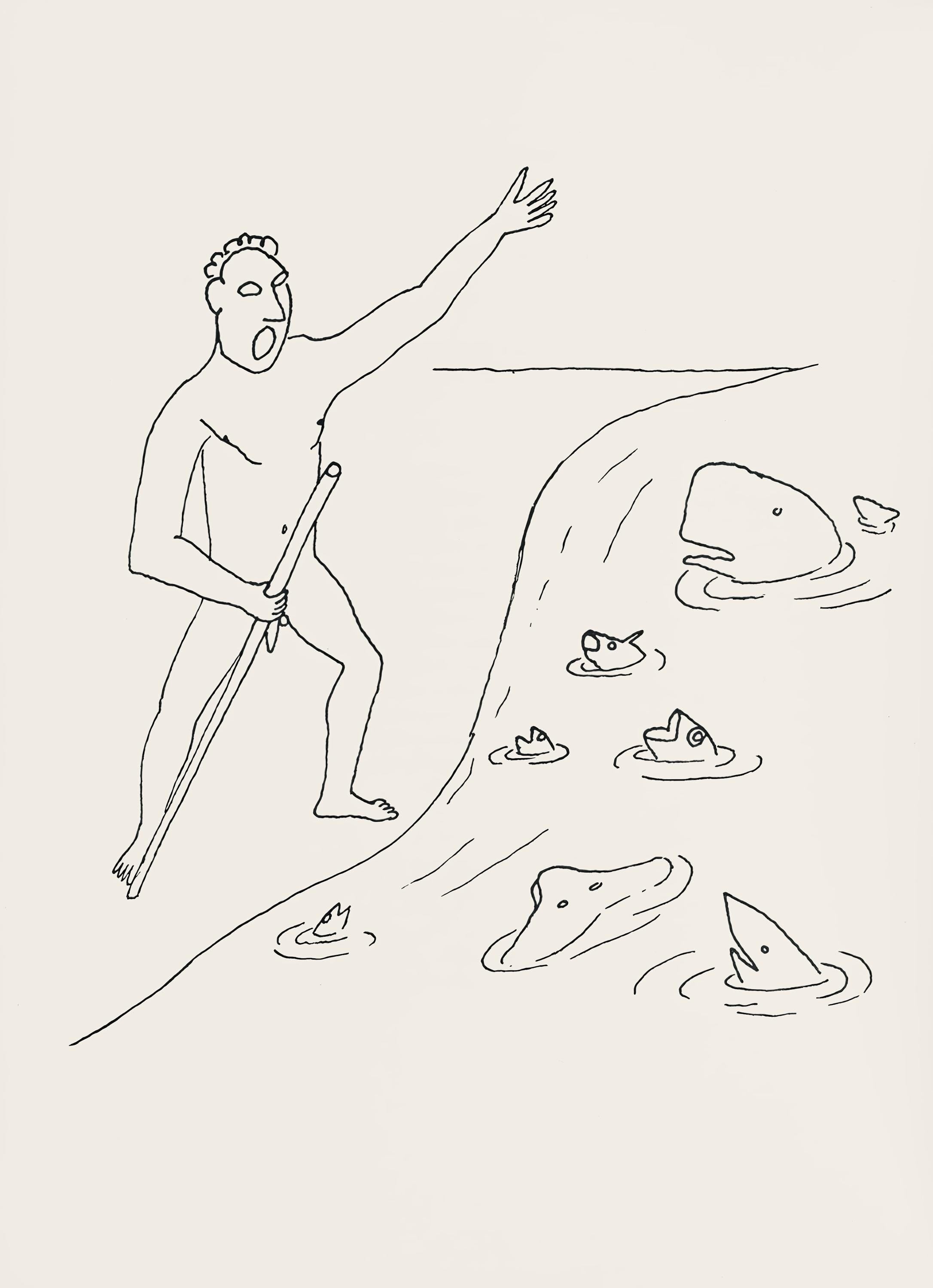 Alexander Calder, Composition, A Bestiary, Limited Edition Letterpress Print