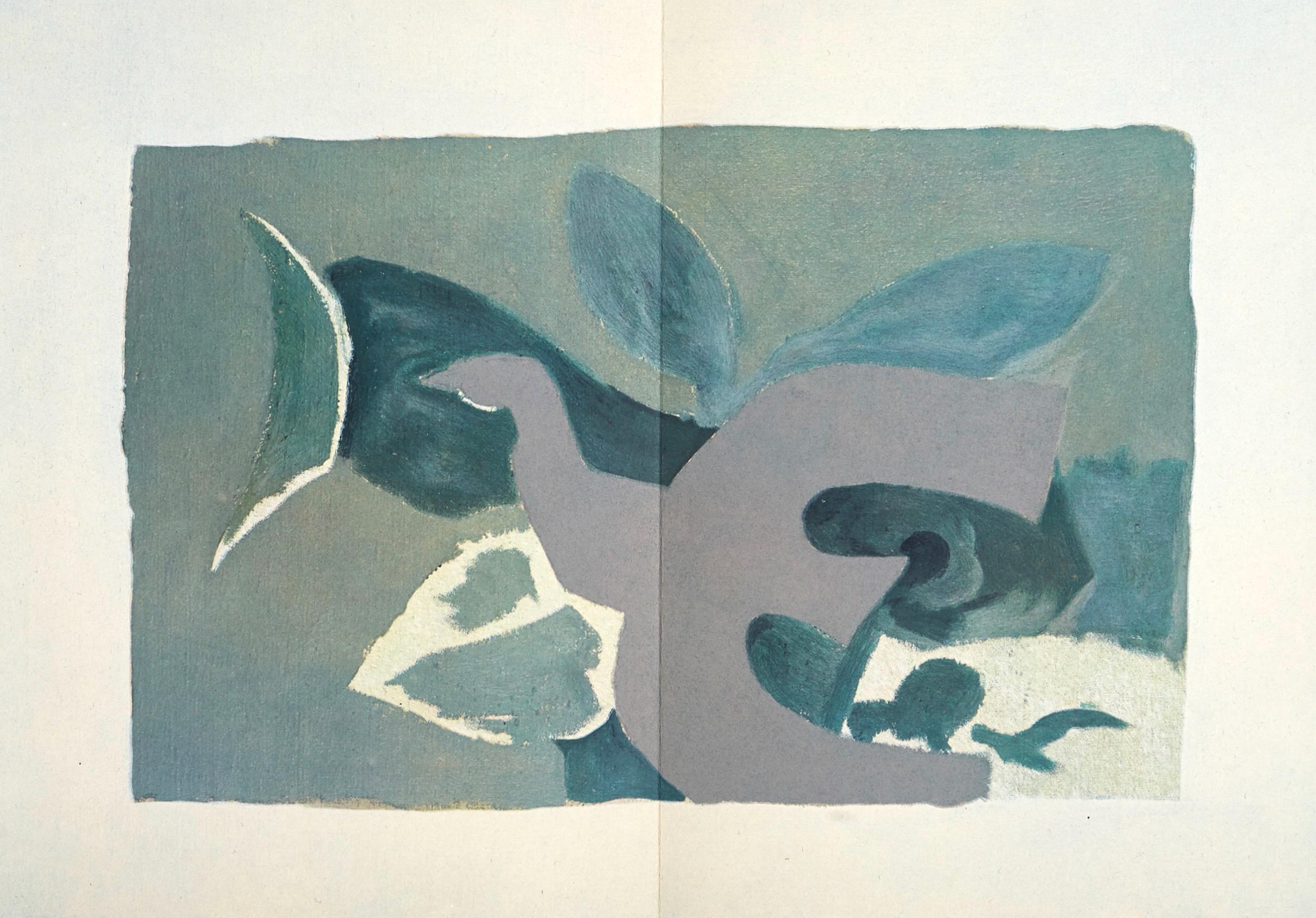 Georges Braque, Composition, Derrière le miroir, Limited Edition Lithograph