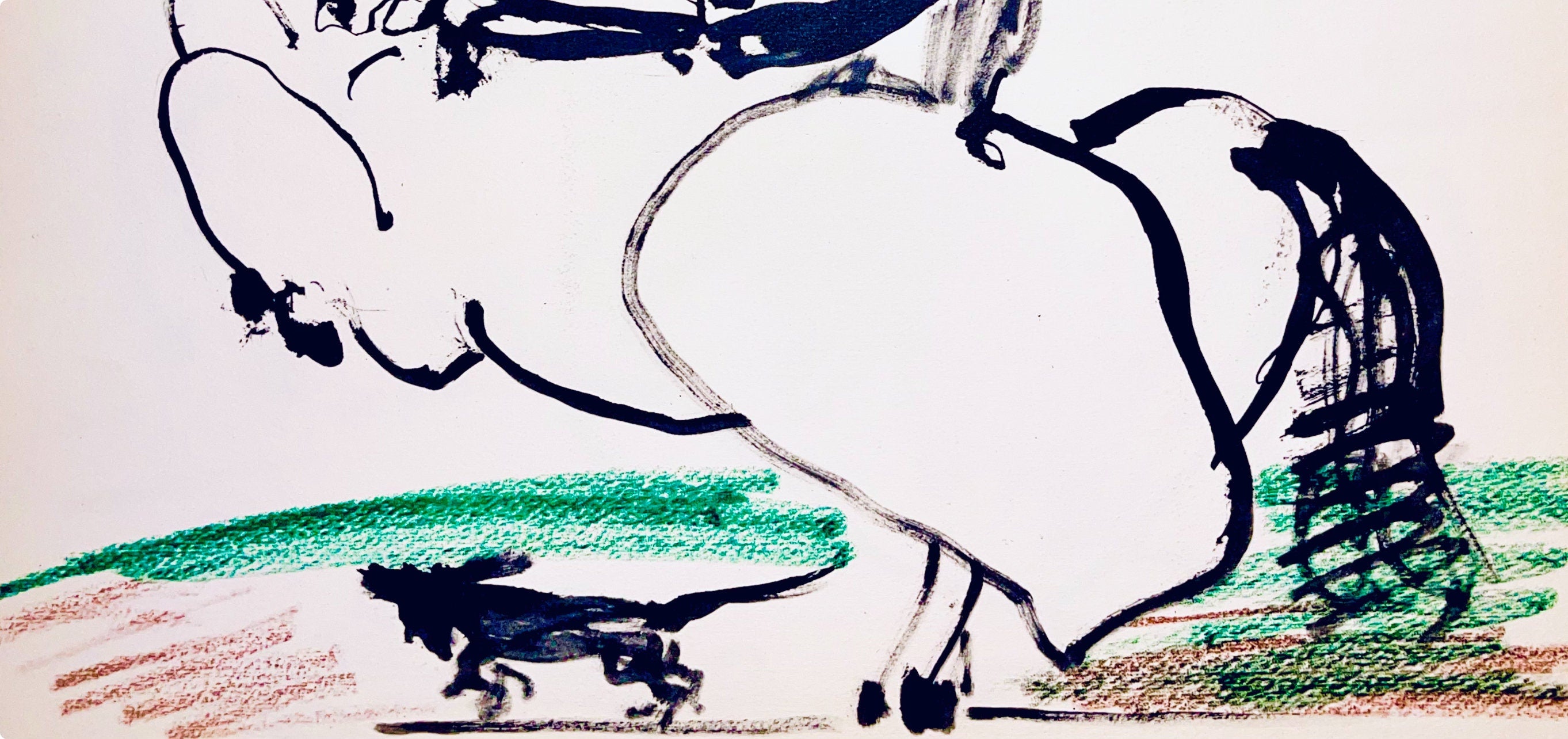 Pablo Picasso, Composition (Bloch 1276; Czwiklitzer 23), Toros y Toreros, Limited Edition Lithograph
