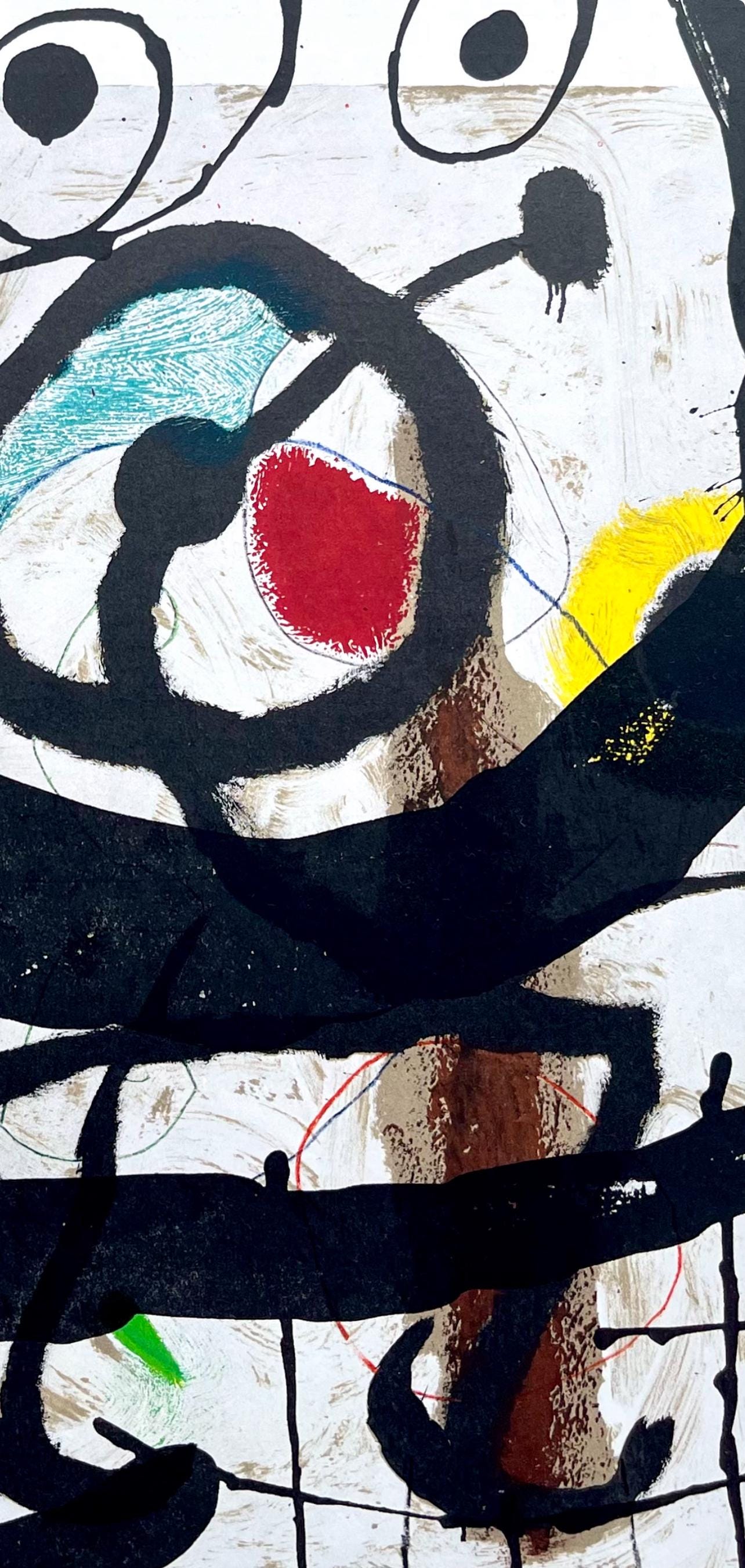Joan Miró, Composition (Cramer 102; Mourlot 428-449), Derrière le miroir, Limited Edition Lithograph