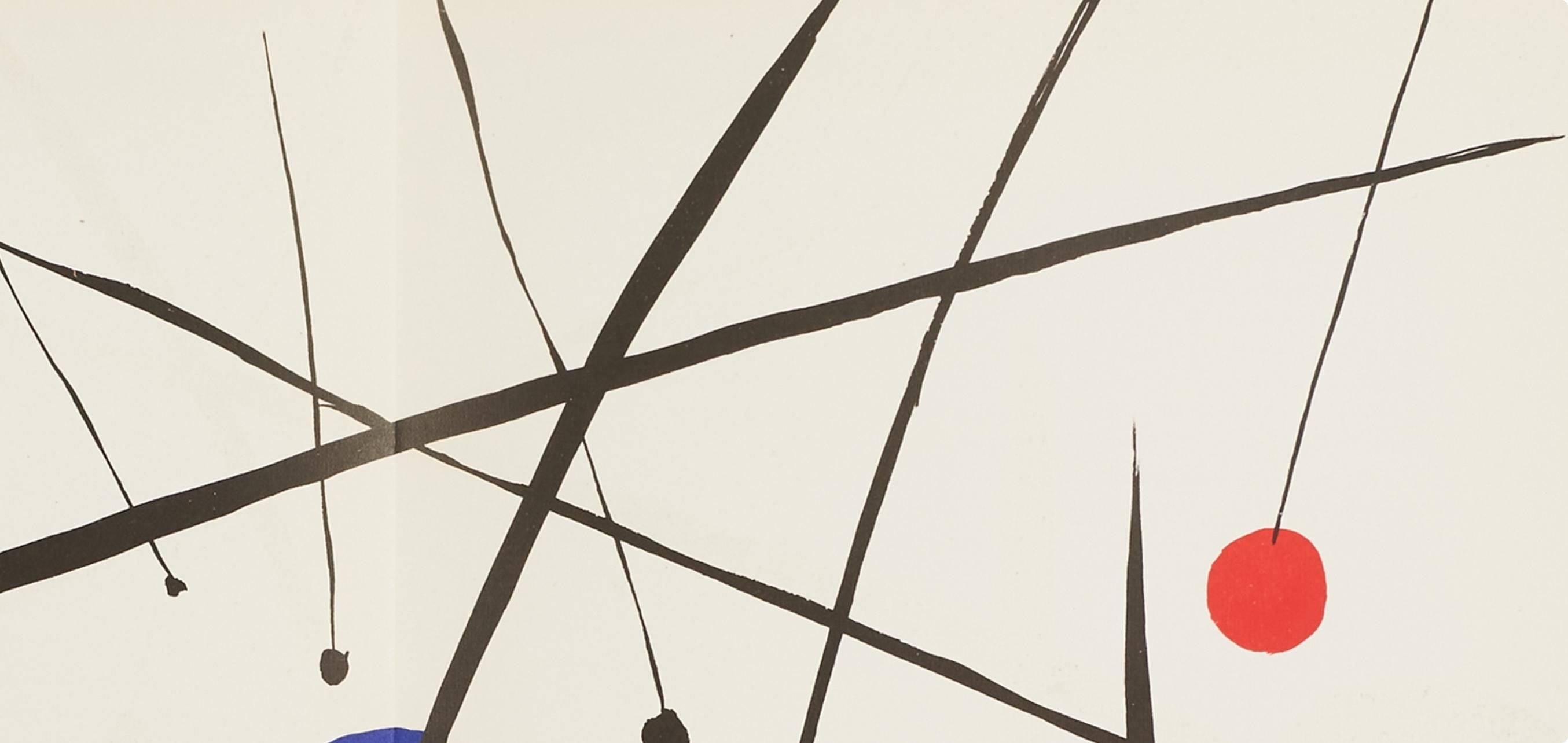 Alexander Calder, Composition, Derrière le miroir, Limited Edition Lithograph