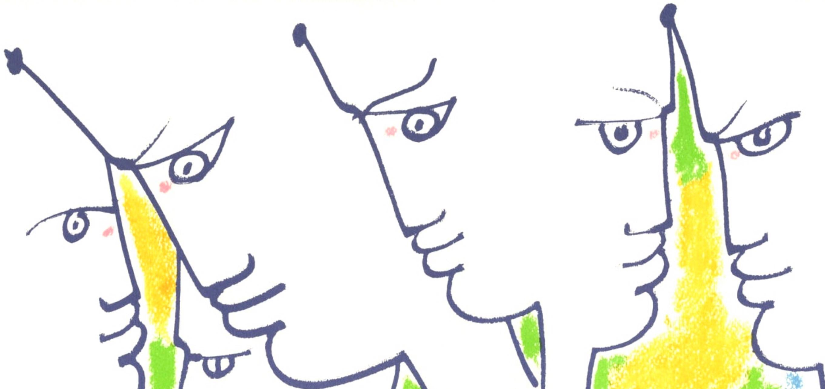 Jean Cocteau, Composition, Nous croyons en l'Europe, Limited Edition Silkscreen