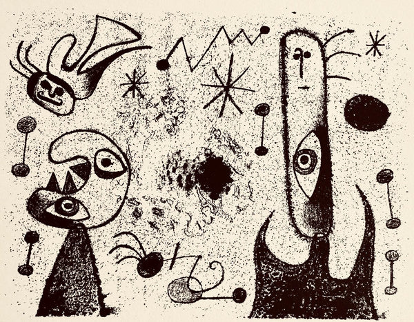 Joan Miró, Composition, The Prints of Joan Miro, Limited Edition Etching