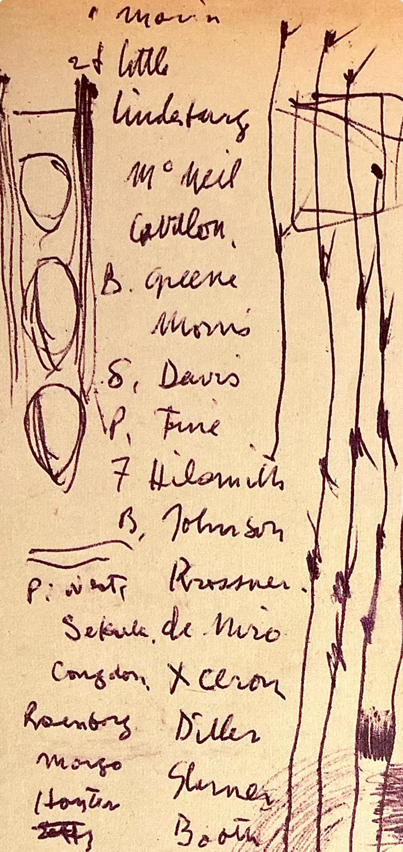 Jackson Pollock, Composition, Jackson Pollock, The Last Sketchbook, Limited Edition Lithograph