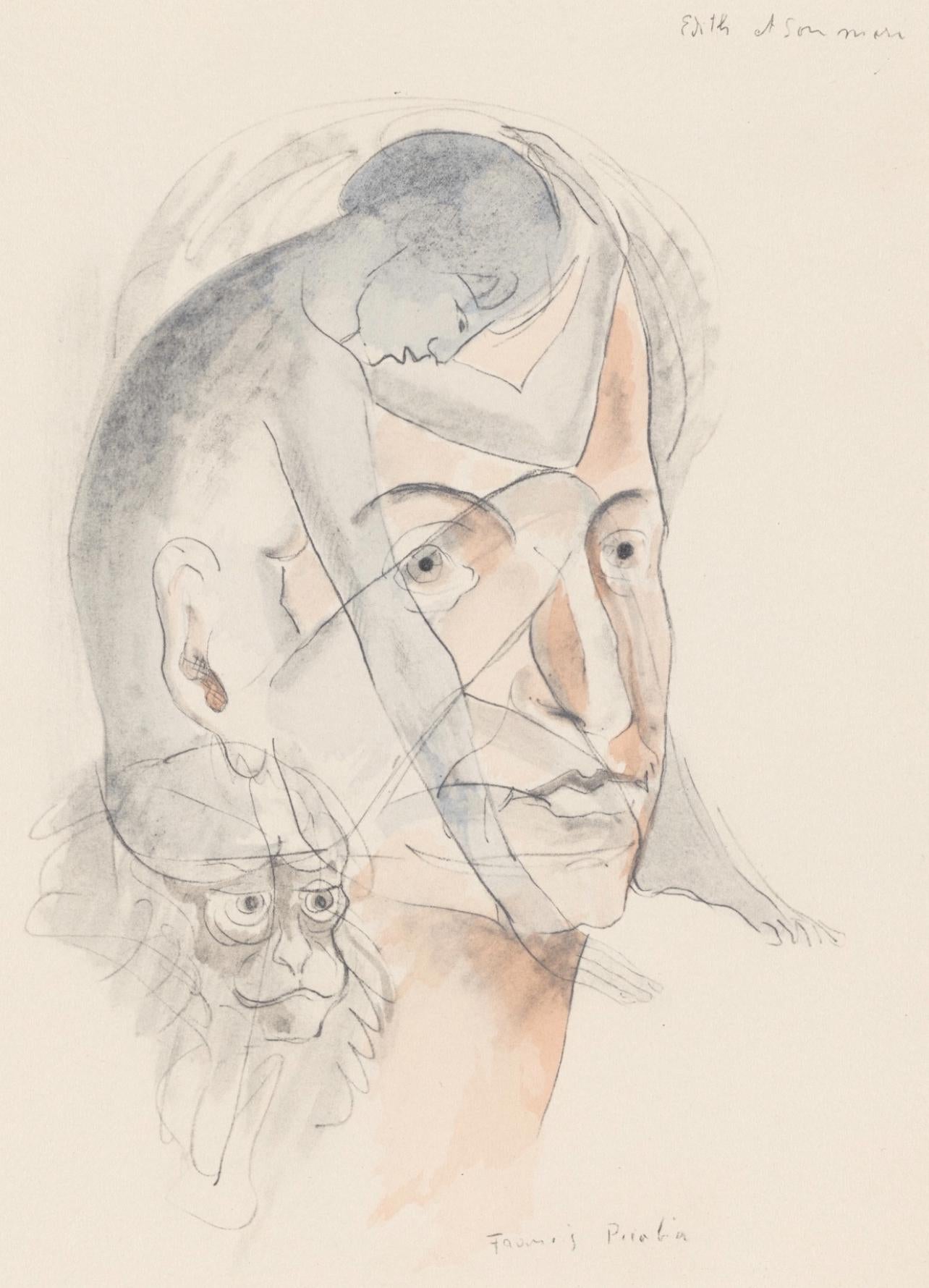 Francis Picabia, Composition, Le Peseur d'âmes (The Weigher of Souls), Limited Edition Lithograph