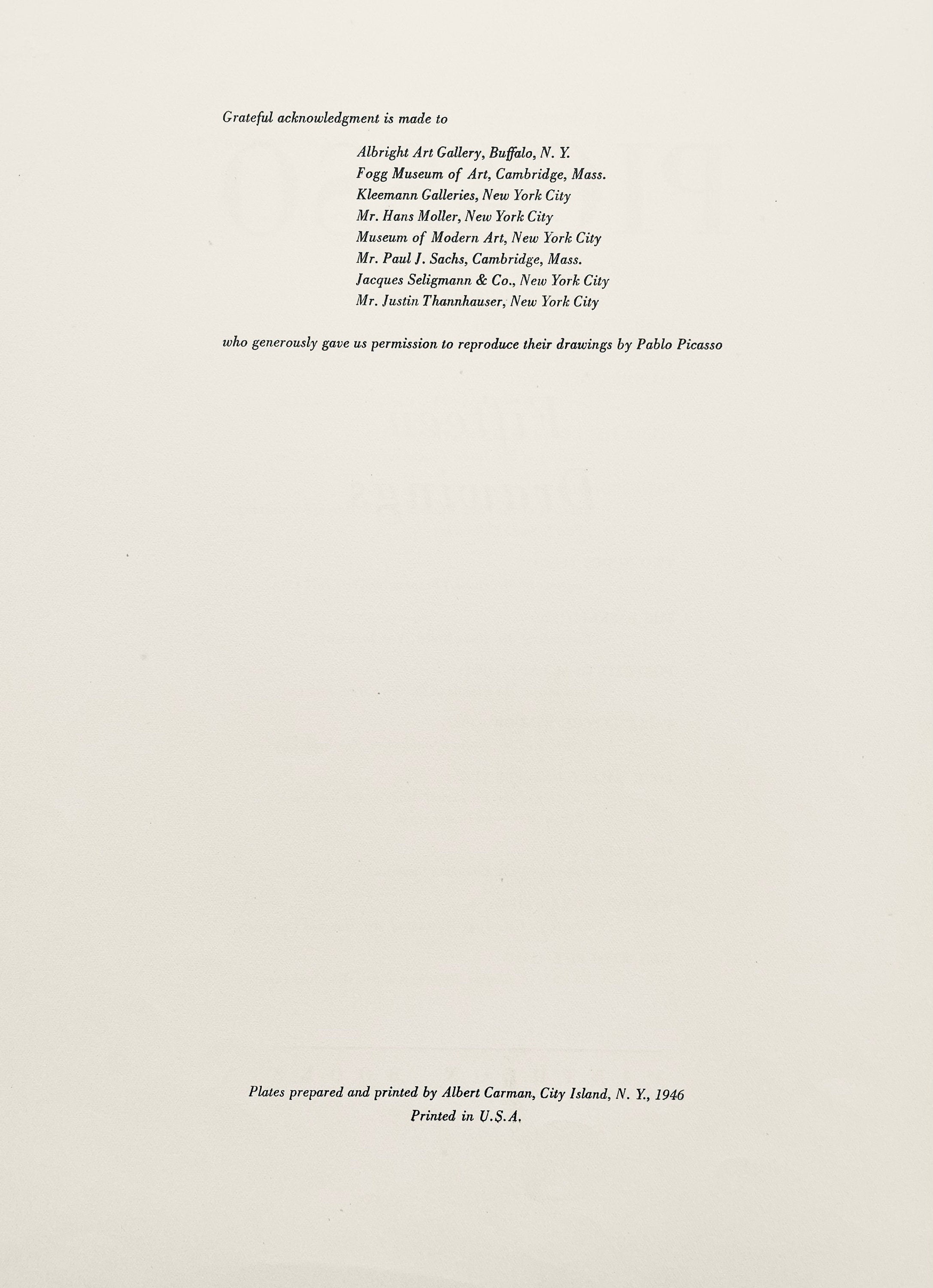 Pablo Picasso, Saltimbanque (Orozco 95), Picasso: Fifteen Drawings, Limited Edition Lithograph