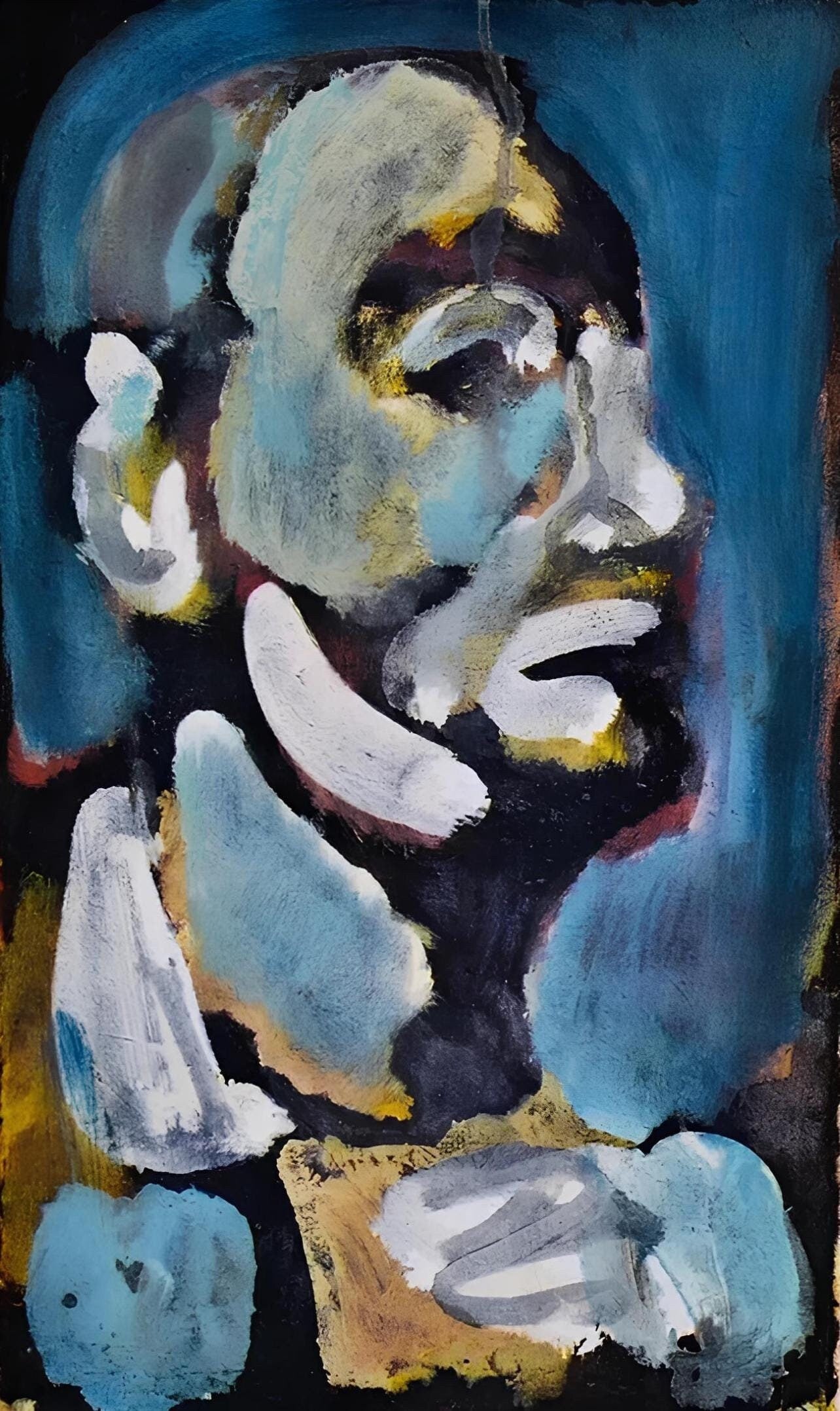 Georges Rouault, Composition, Visages, dix études de l'Atelier reproduites en fac-similés, Limited Edition Lithograph